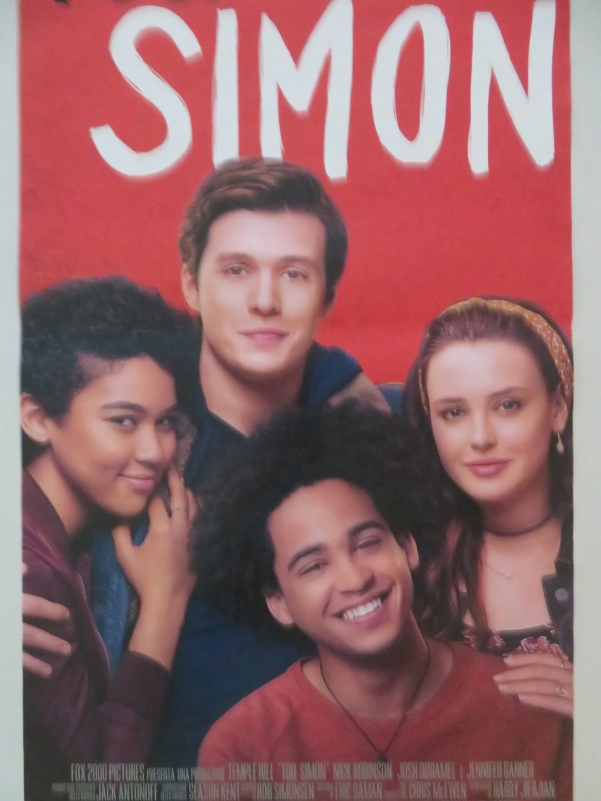 LOVE, SIMON ITALIAN LOCANDINA POSTER NICK ROBINSON JENNIFER GARNER 2018, image 3