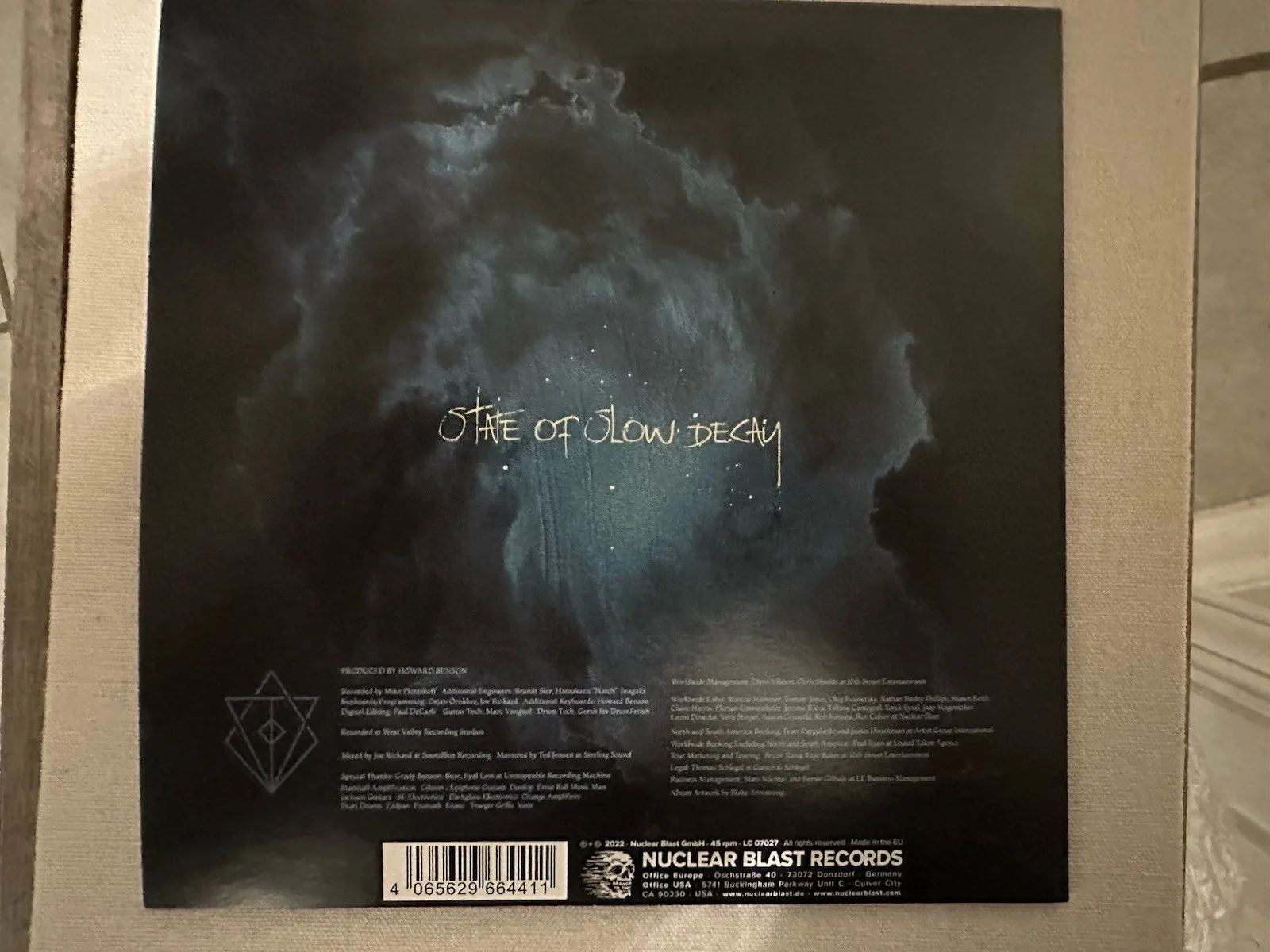 IN FLAMES State Of Decay AUTOGRAPHED RED LP VINYL Limited to 3,000 Rare, изображение 2