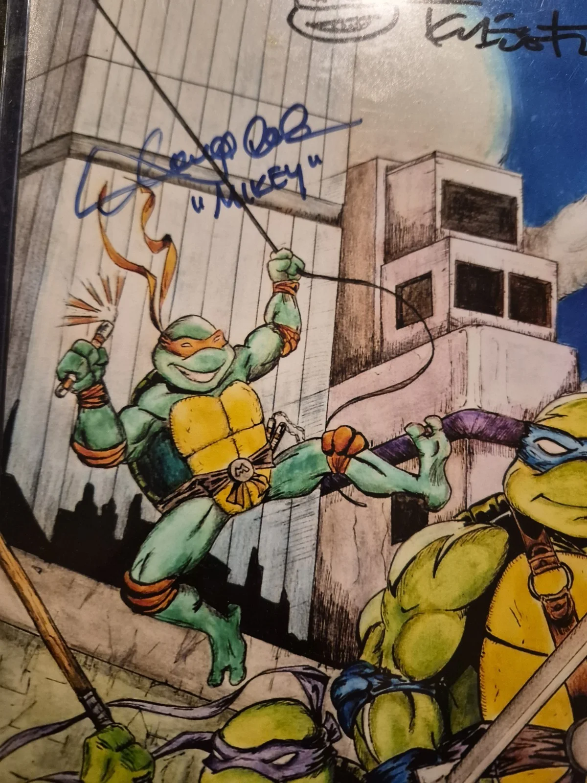 Teenage Mutant Ninja Turtles 1987 Voice Actor Autographs. Beckett Certificate., image 5