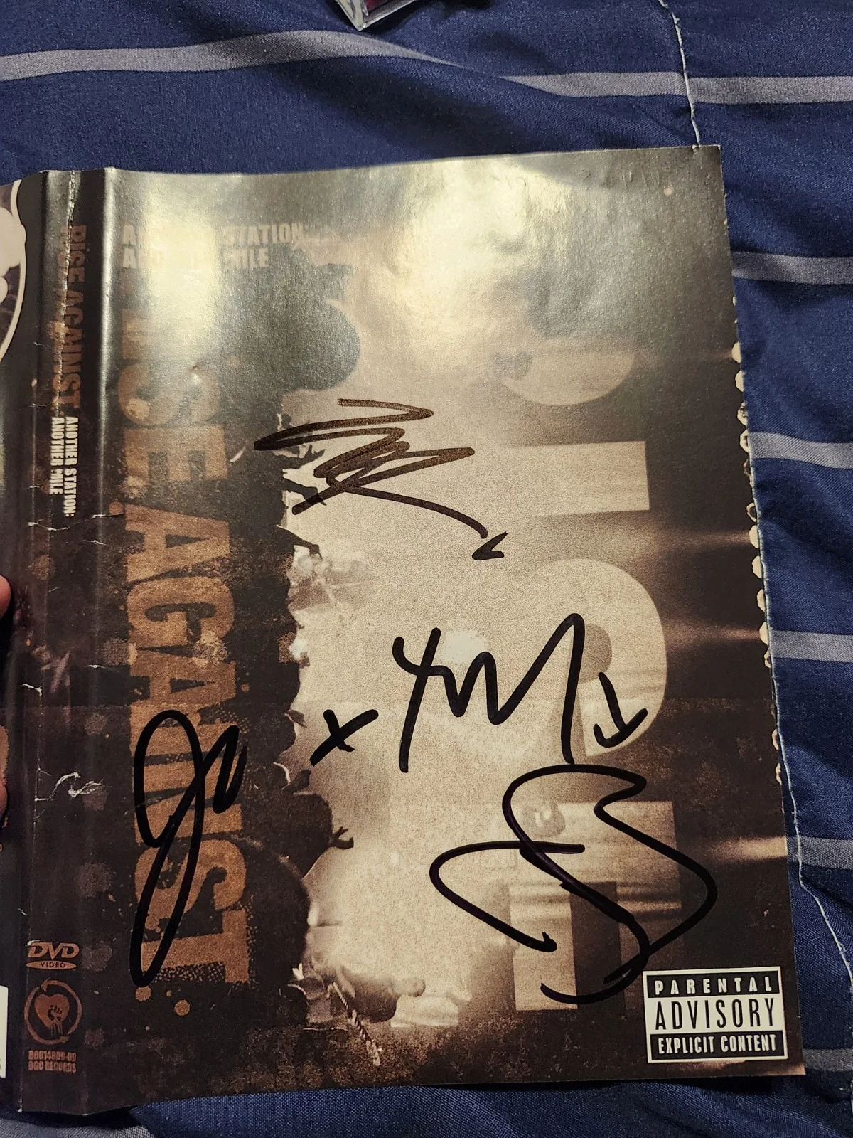 Rise Against Tim McIlrath Band Signed Autograph DVD Insert Psa Jsa Guranteed, image 2