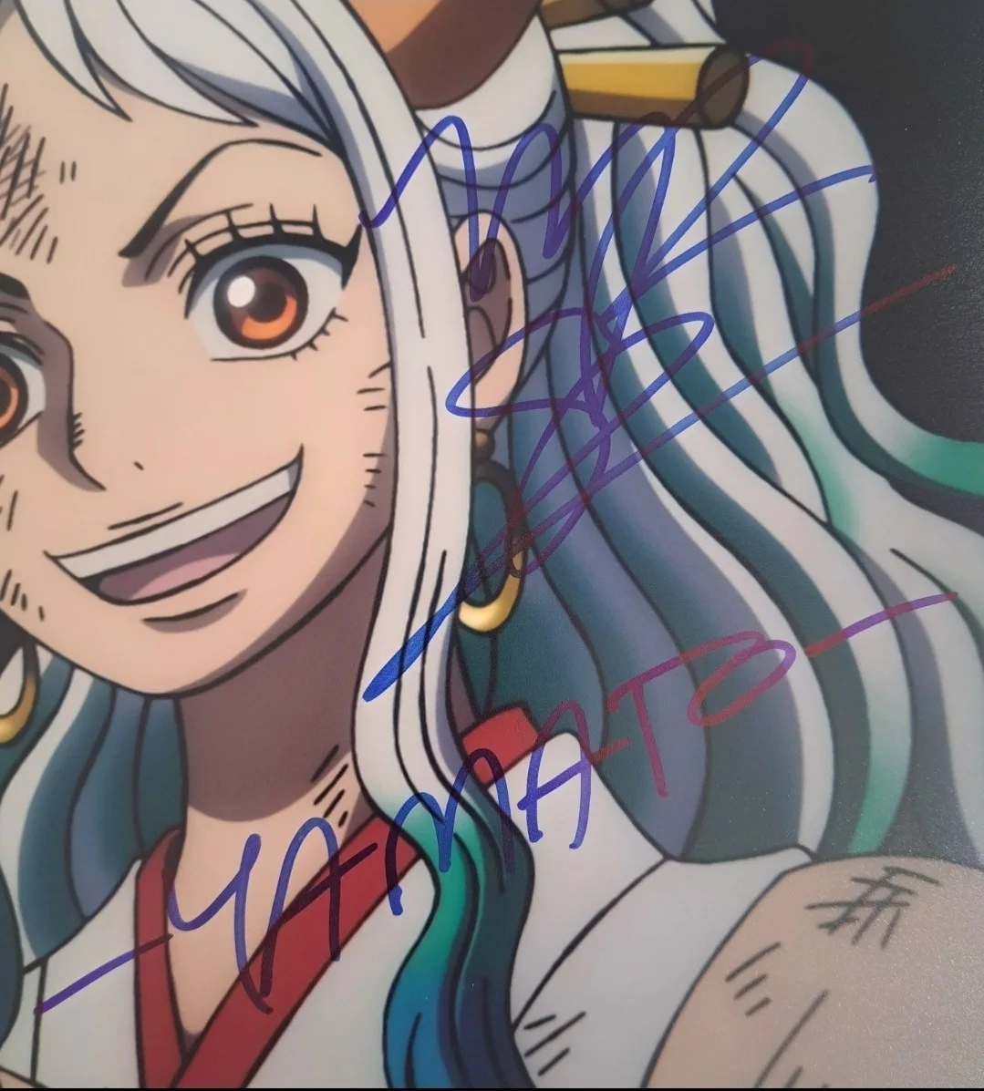 MICHELLE ROJAS as YAMATO Signed & Inscribed One Piece Premium 8x10 Photo JSA COA, изображение 4