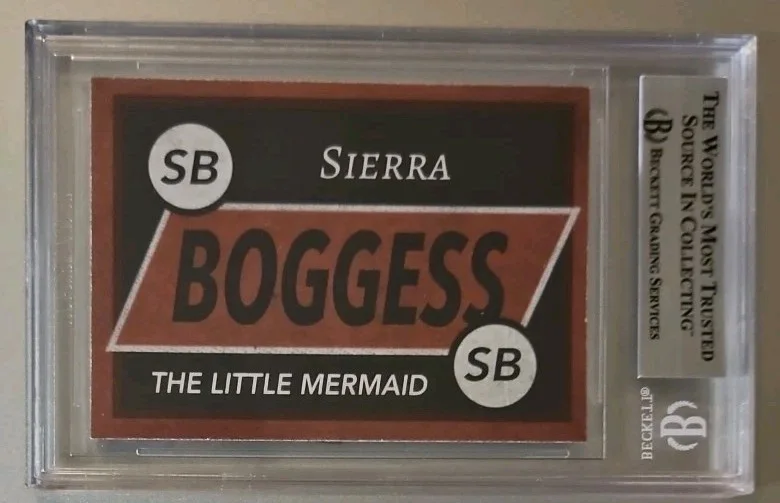 Sierra Boggess — Sierra Boggess Custom Signed Card - Ariel In The Little Mermaid - Broadway - BAS, изображение 4