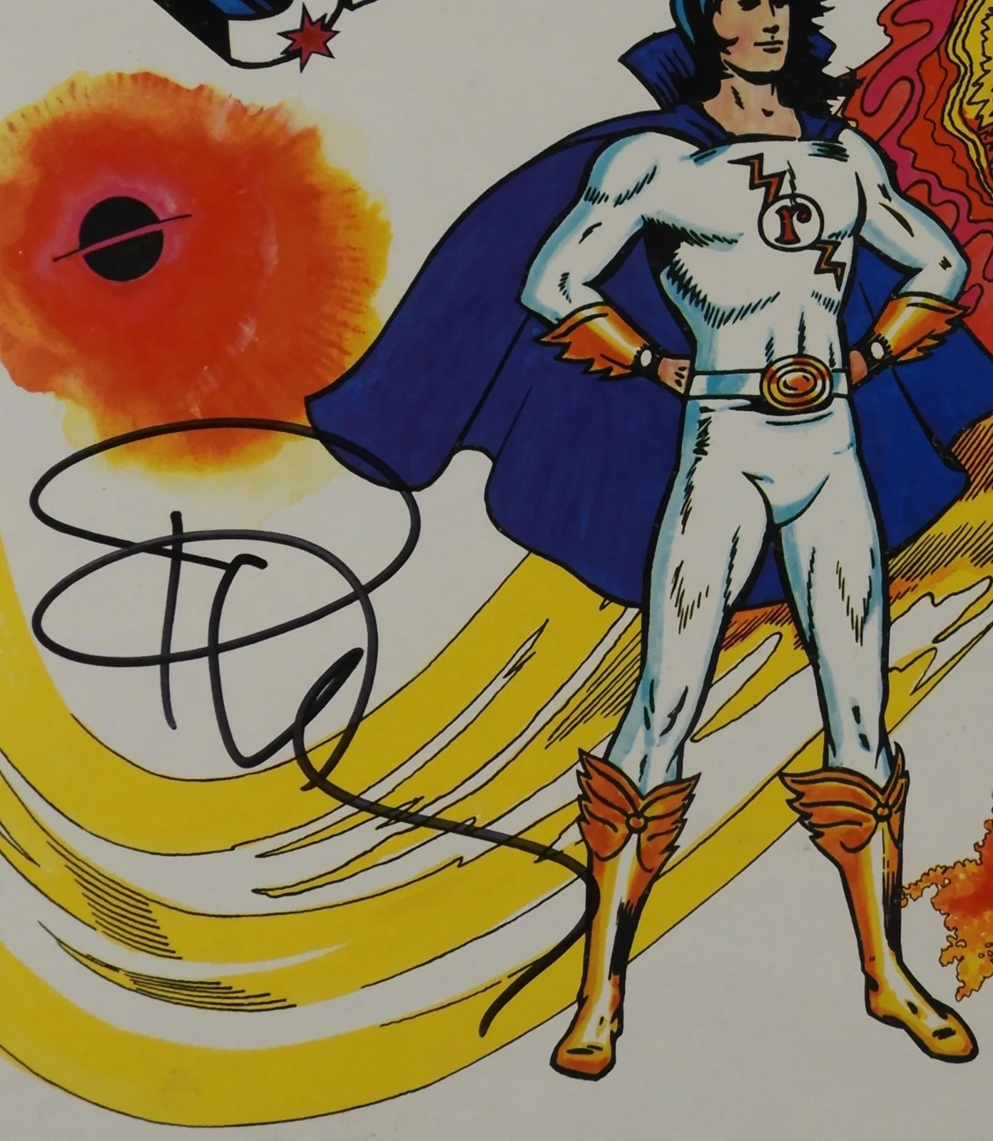 Rick Springfield JSA Signed Autograph Album Record LP Vinyl Comic Book Hero, image 2