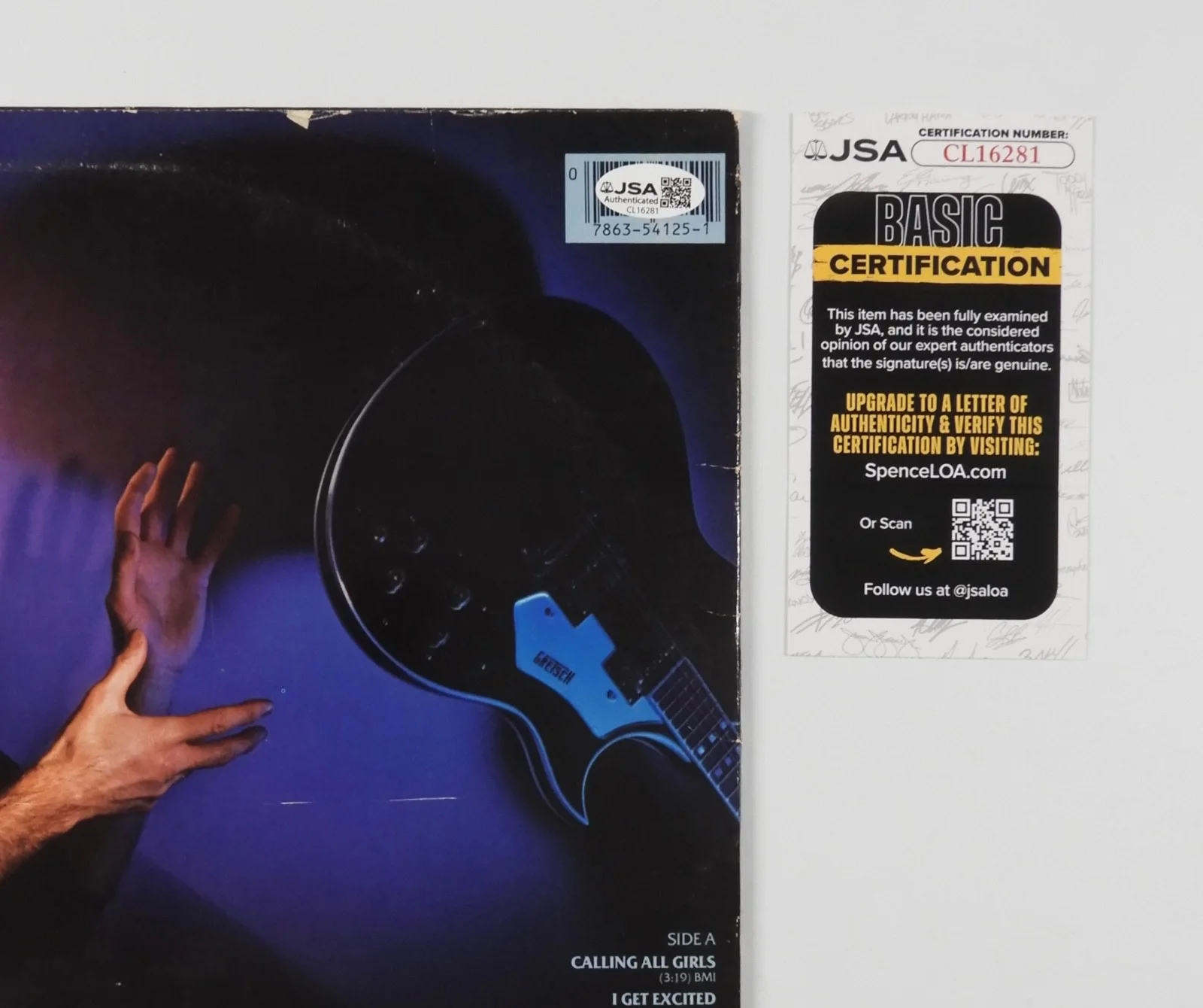 Rick Springfield JSA Signed Autograph Album Record LP Vinyl Succes Hasn't, изображение 3