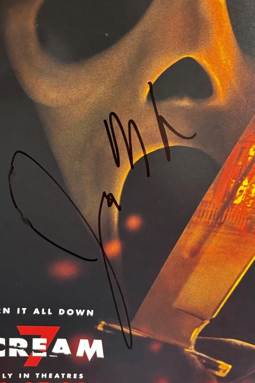 Joel Mchale Signed 12x18 Photo Scream 7, image 2