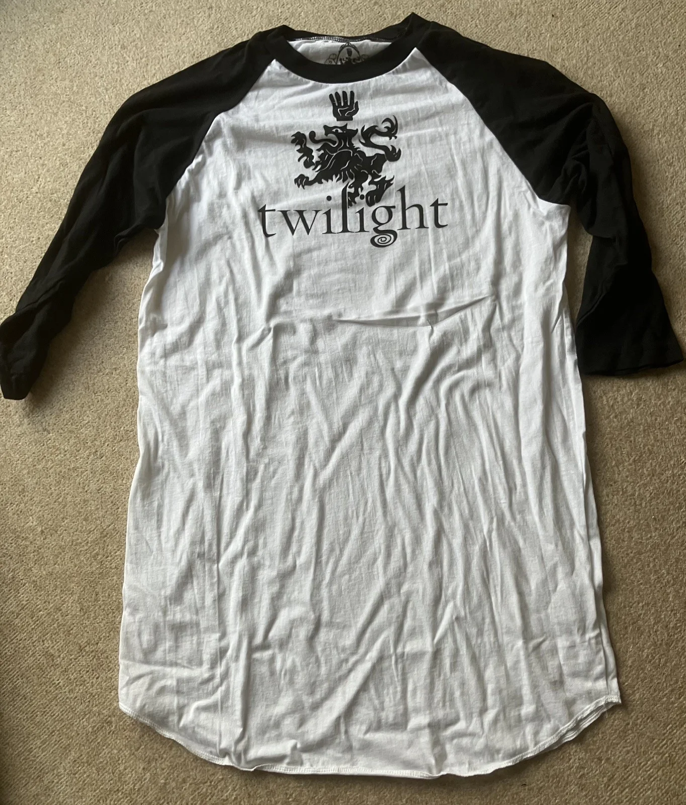 Twilight Saga - Neca Couture - Cullen crest 3/4 sleeve baseball tee tshirt - M, image 3