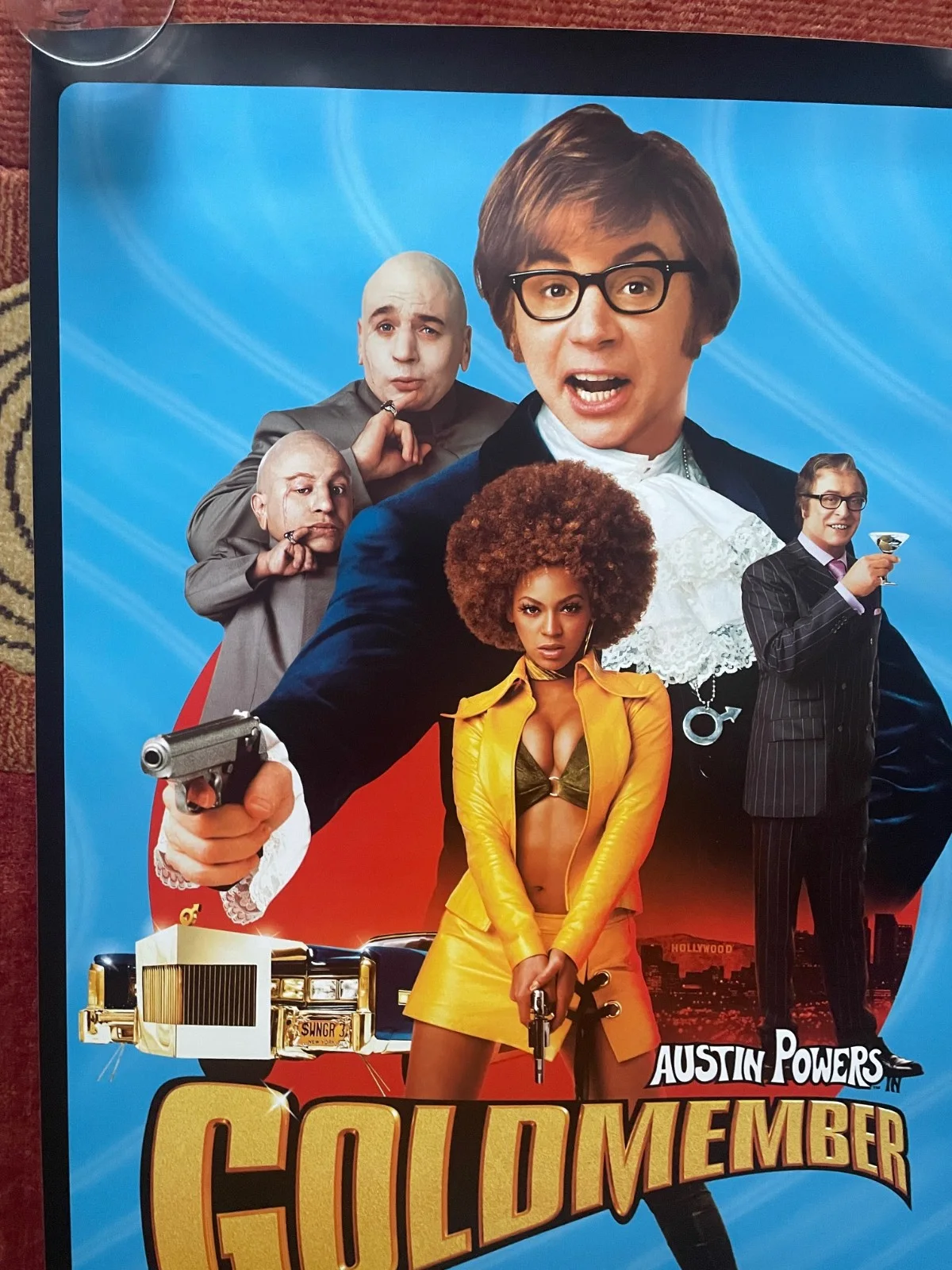 AUSTIN POWERS IN GOLDMEMBER (2002) ORIGINAL UK VIDEO FILM POSTER BEYONCÉ, image 2