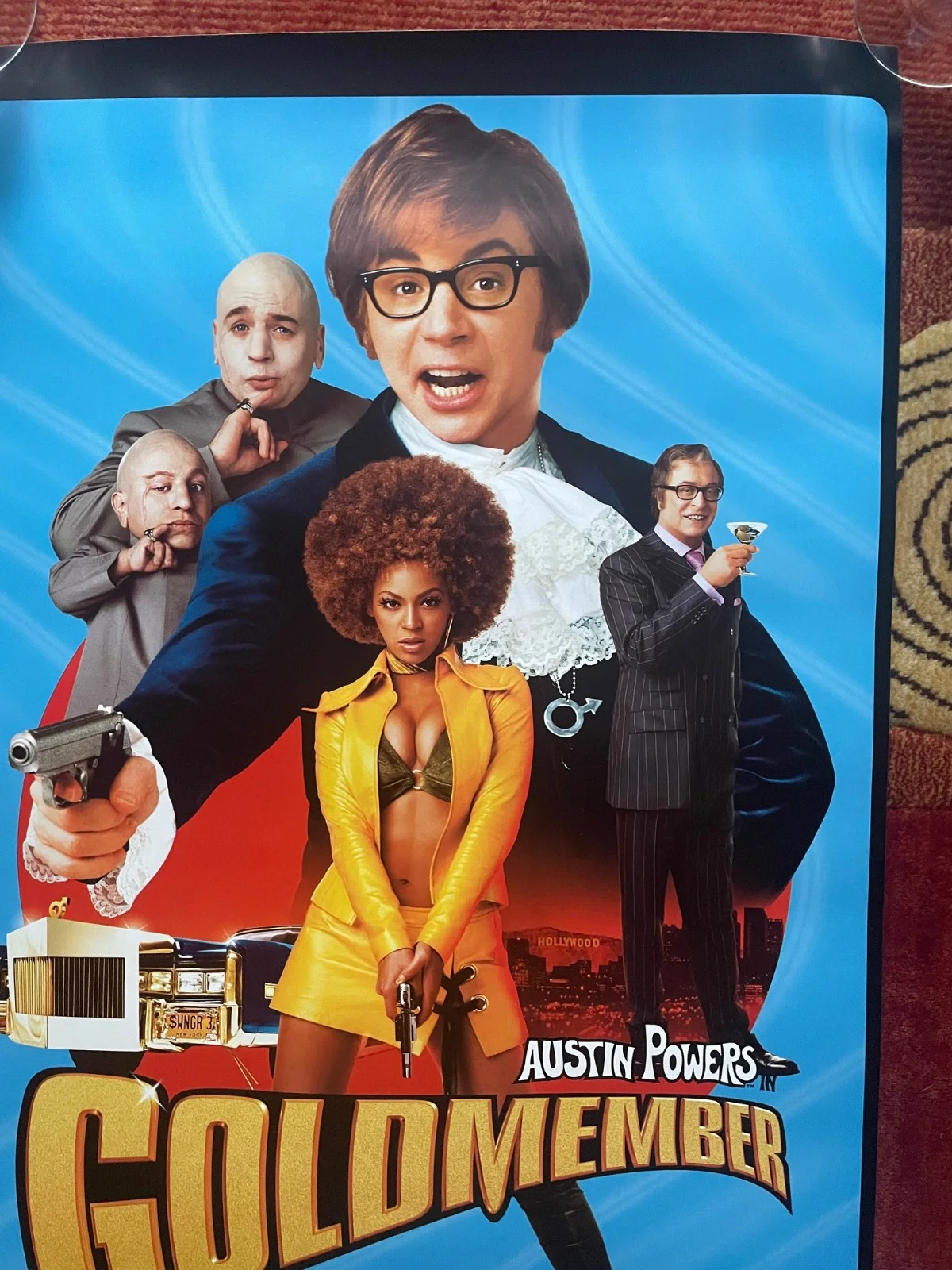 AUSTIN POWERS IN GOLDMEMBER (2002) ORIGINAL UK VIDEO FILM POSTER BEYONCÉ, image 3