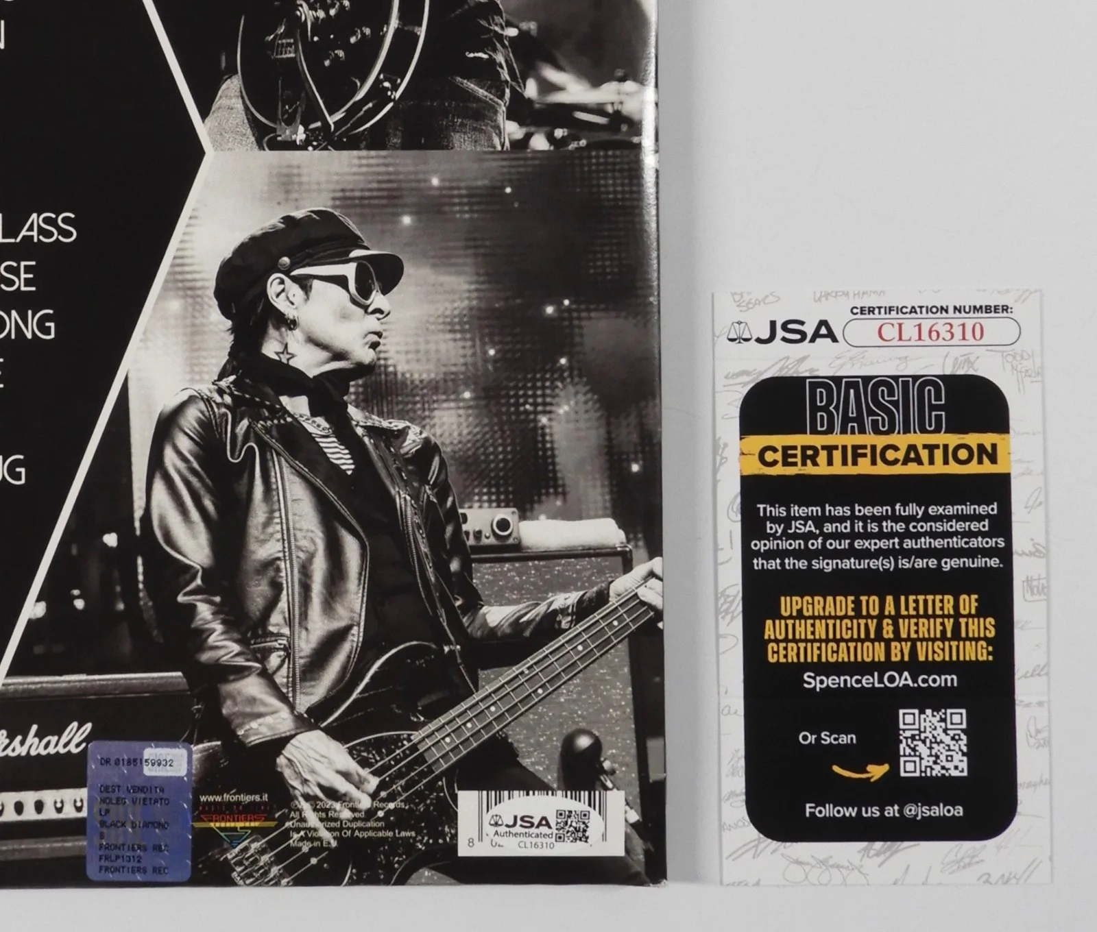 L.A. Guns JSA Signed Autograph Album Record LP Vinyl Black Diamonds LA, изображение 3