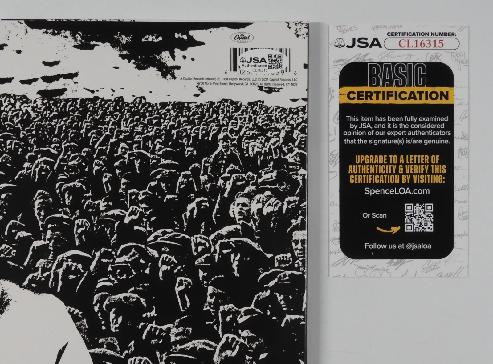 Queensryche JSA Signed Autograph Album Record LP Vinyl Geoff Tate, изображение 3