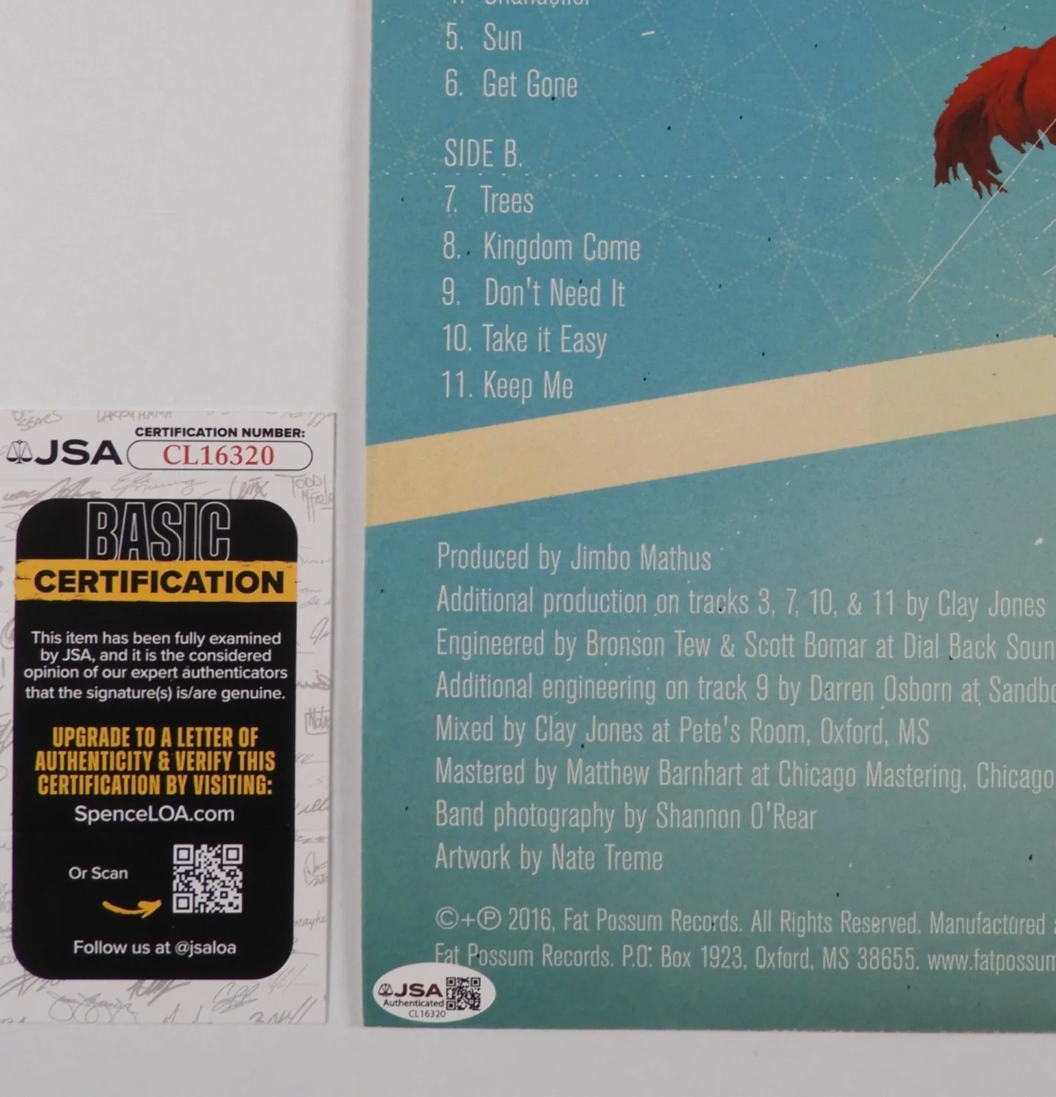 Seratones JSA Signed Autograph Record Album Vinyl Get Gone, image 3