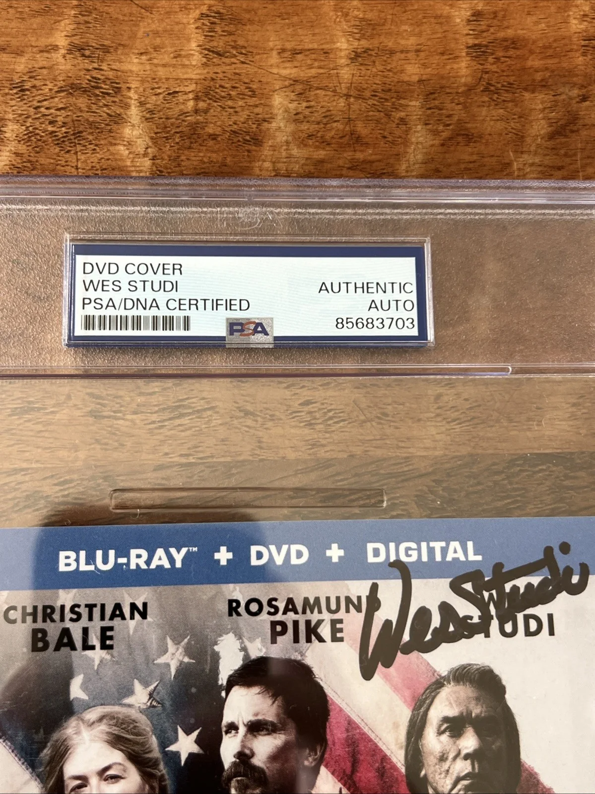 Wes Studi — Wes Studi Signed Hostiles DVD PSA/DNA Slab Autographed, image 2