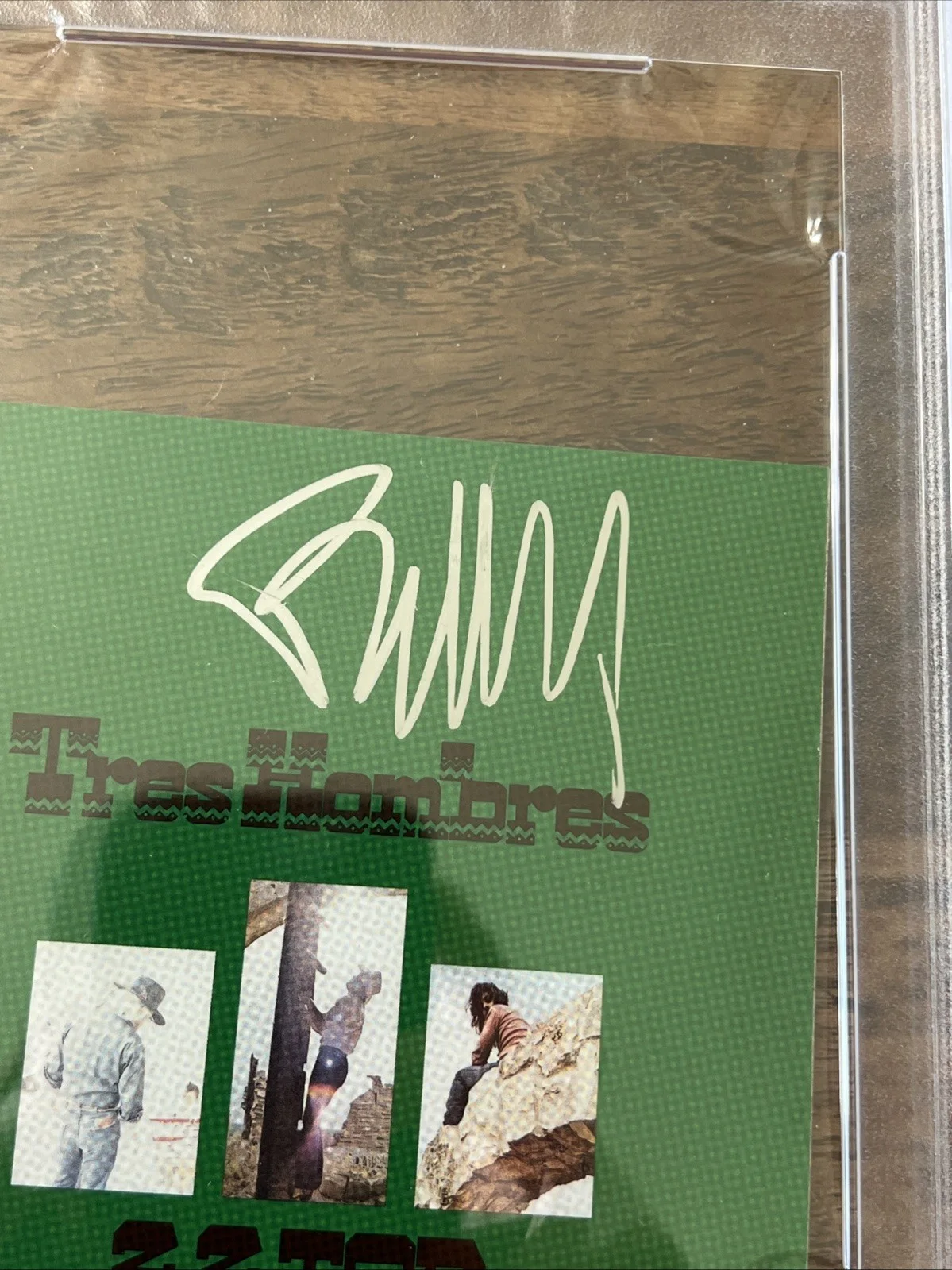Billy Gibbons Signed Tres Hombres Cd PSA/DNA Coa Slab Autographed, изображение 2
