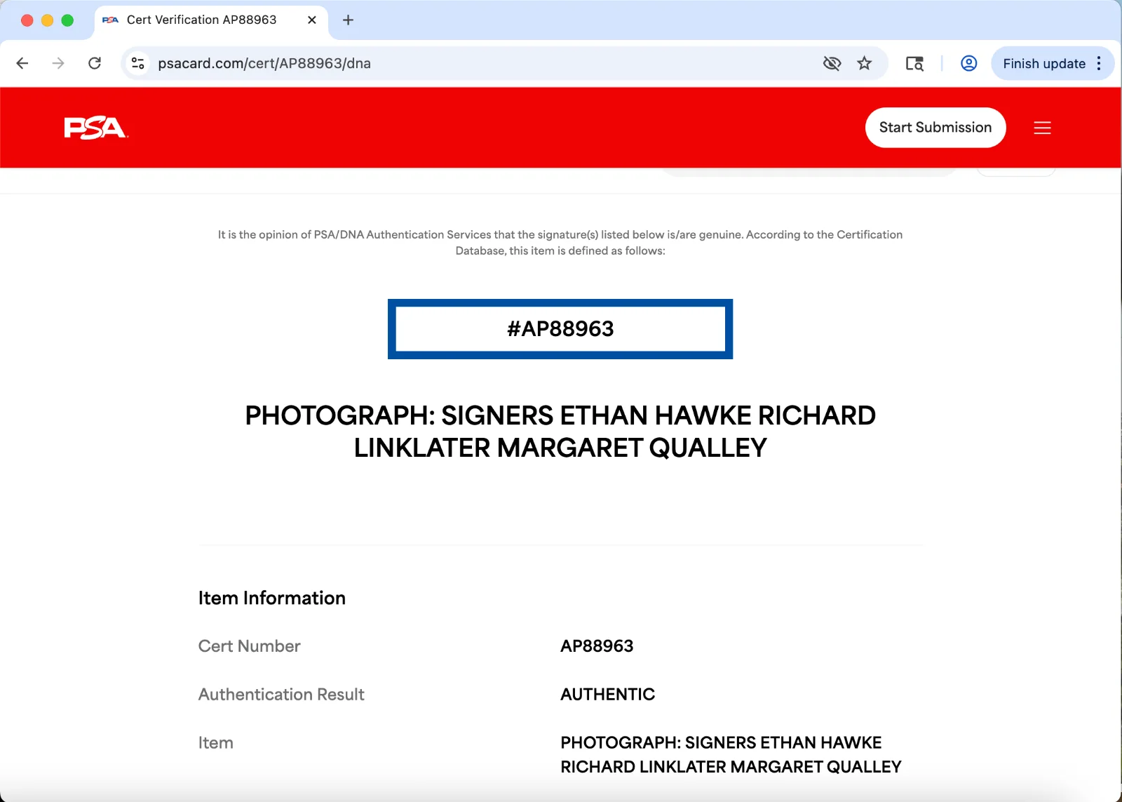Ethan Hawke, Margaret Qualley, Richard Linklater — Blue Moon cast x3 signed 8x10 photo autograph PSA Ethan Hawke Margaret Qualley, image 3