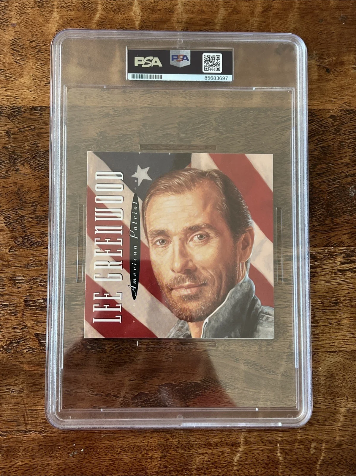 Lee Greenwood Signed American Patriot Cd PSA/DNA Coa Slab Autographed, image 3