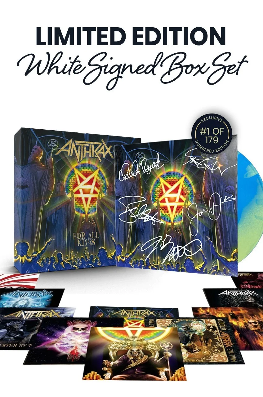 Anthrax For All Kings Box Set 45s Signed By the Band W/COA #97 of 179, image 2