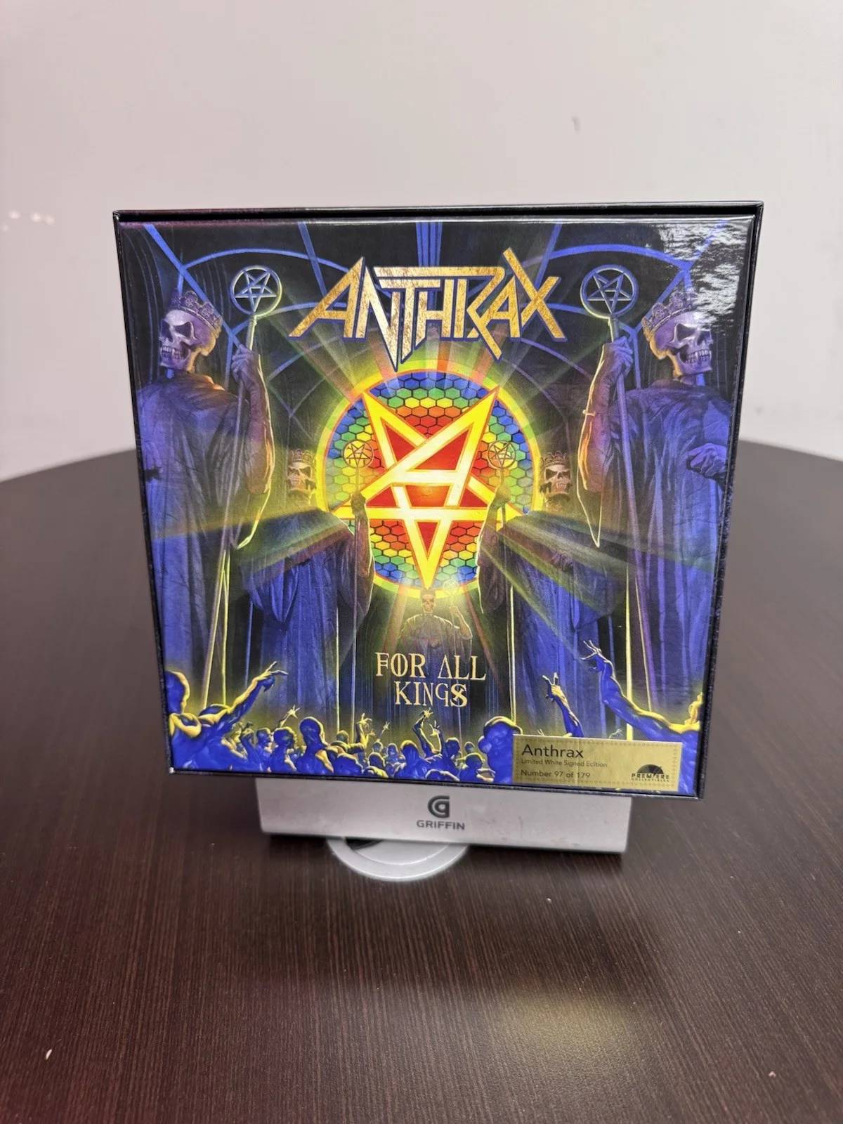 Anthrax For All Kings Box Set 45s Signed By the Band W/COA #97 of 179, image 5