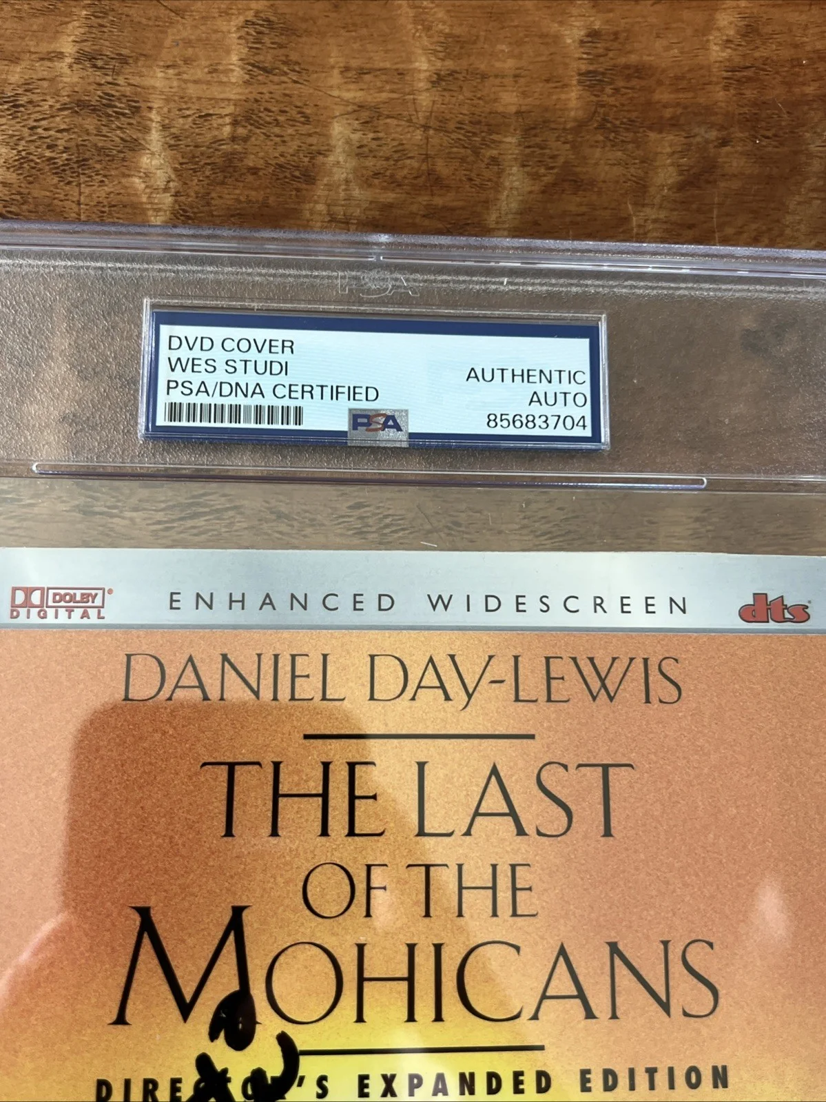 Wes Studi — Wes Studi Signed The Last Of The Mohicans DVD PSA/DNA Slab Autographed, image 2