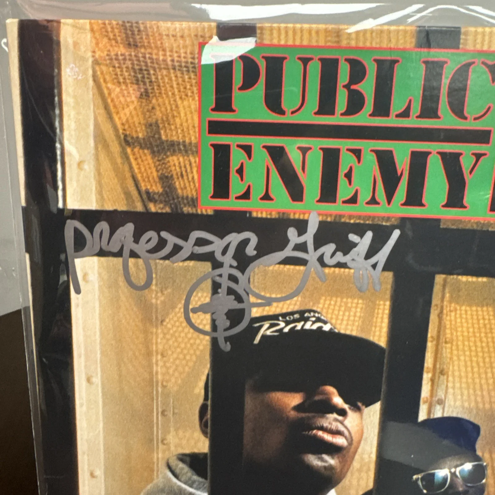 Public Enemy Signed Vinyl Chuck D Flavor Flav Terminator X Professor Griff, image 2