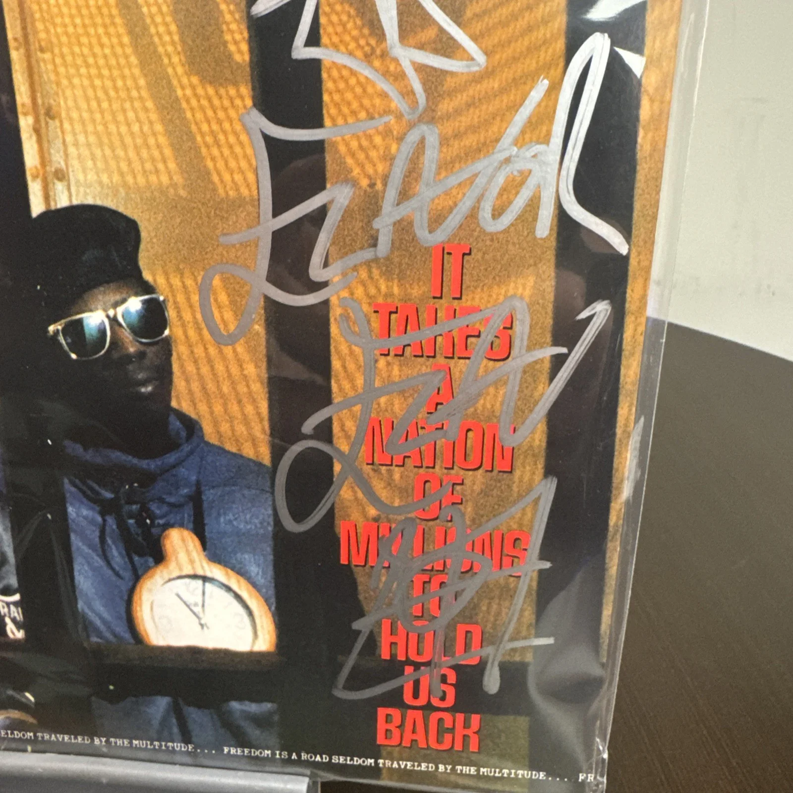 Public Enemy Signed Vinyl Chuck D Flavor Flav Terminator X Professor Griff, image 5
