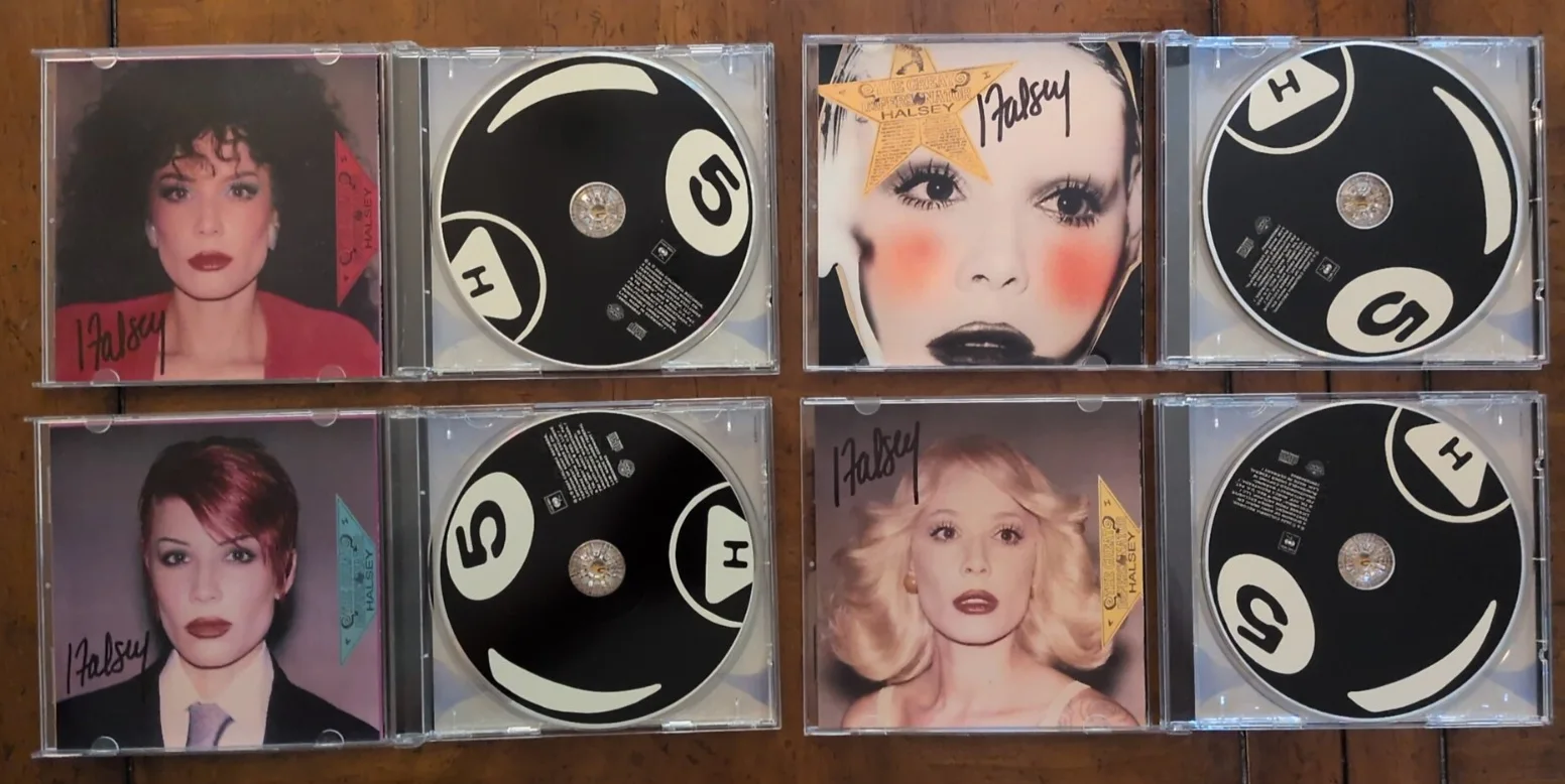 Halsey AUTO SIGNED The Great Impersonator 70s 80s 90s + Original CDs - RARE HTF, изображение 2
