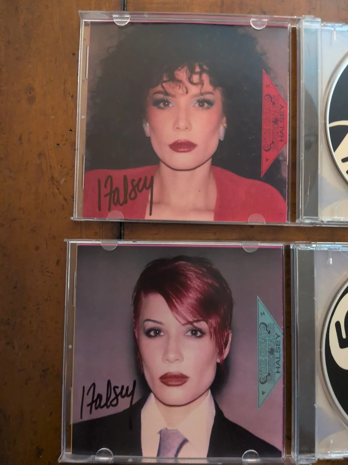 Halsey AUTO SIGNED The Great Impersonator 70s 80s 90s + Original CDs - RARE HTF, изображение 3