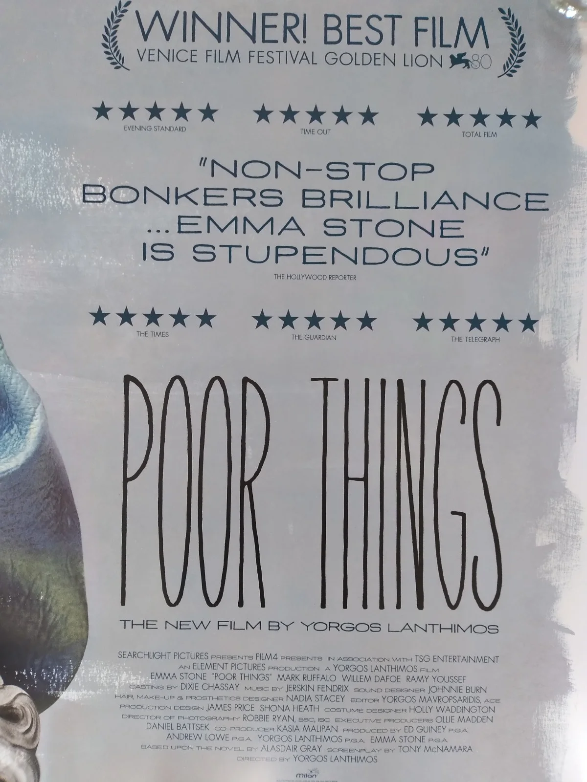 Poor Things original movie 2023 poster UK quad, image 2