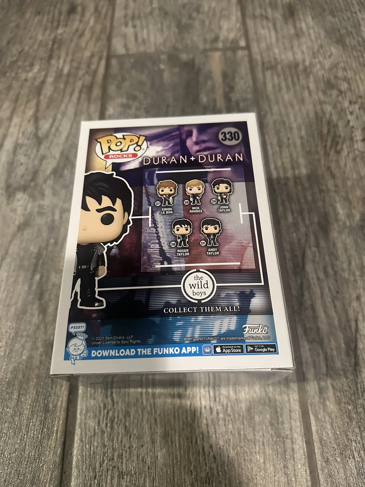 ROGER TAYLOR SIGNED DURAN DURAN FUNKO POP PSA/DNA COA AUTOGRAPHED DRUMMER, изображение 5