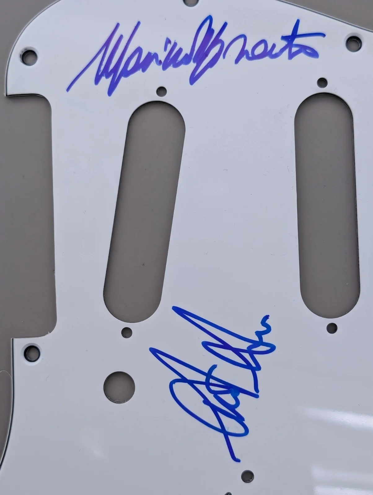 SIGNED AUTOGRAPHED FULL BAND Goblin (5) - Guitar Pickguard JSA COA, image 3