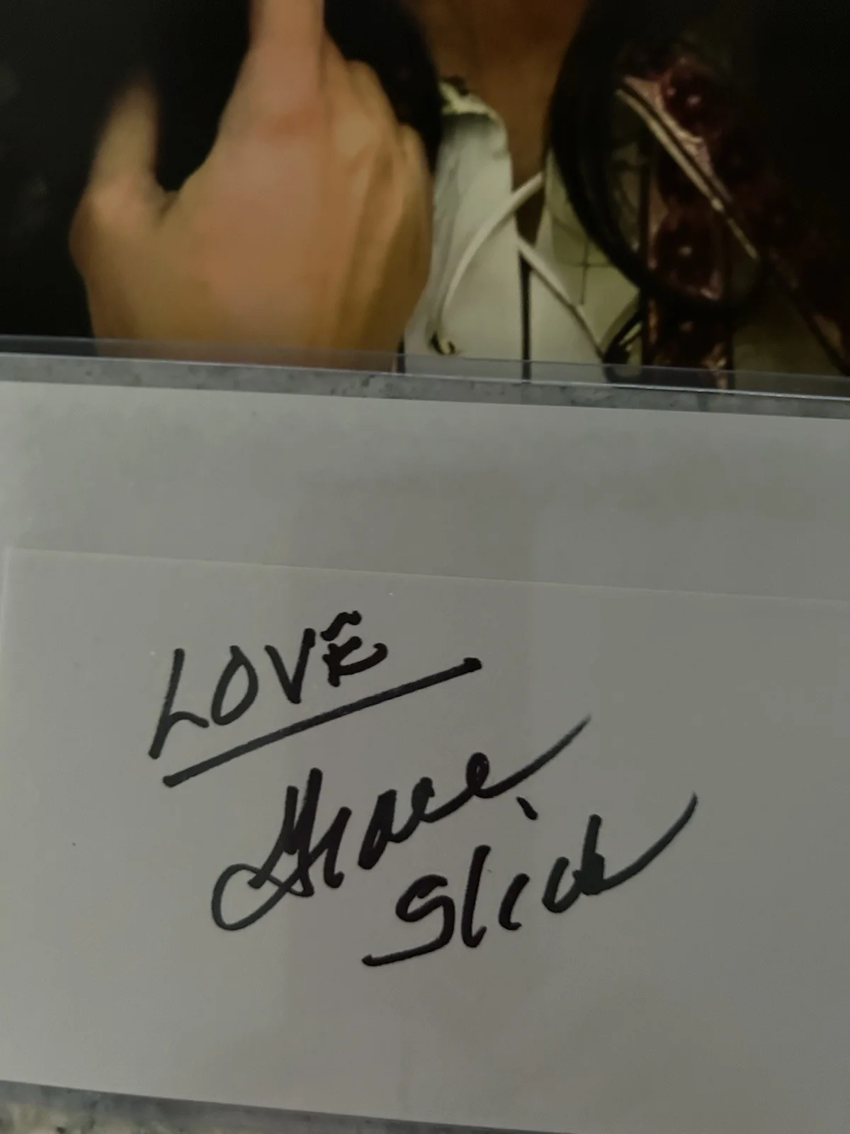 Grace slick Autographed 3x5 Card And Picture And COA, изображение 4