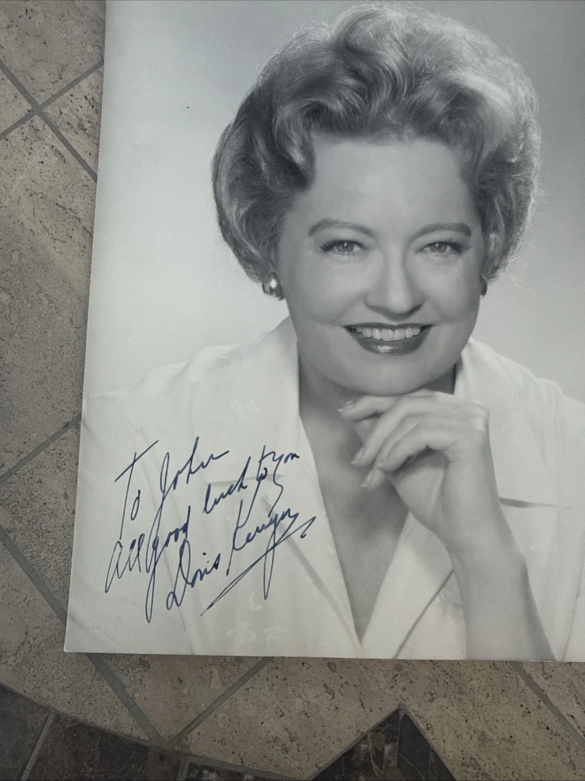 Doris Kenyon — DORIS KENYON - PHOTOGRAPH SIGNED, image 2