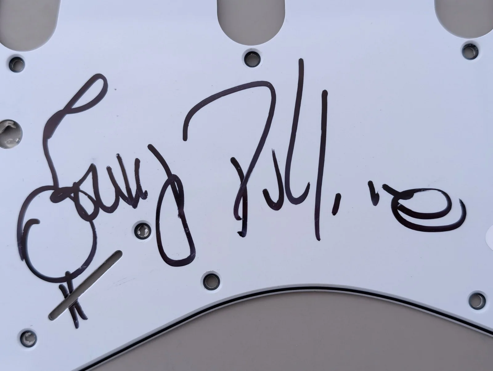 SIGNED AUTOGRAPHED Sonny Rollins - Guitar Pickguard JSA COA, image 2