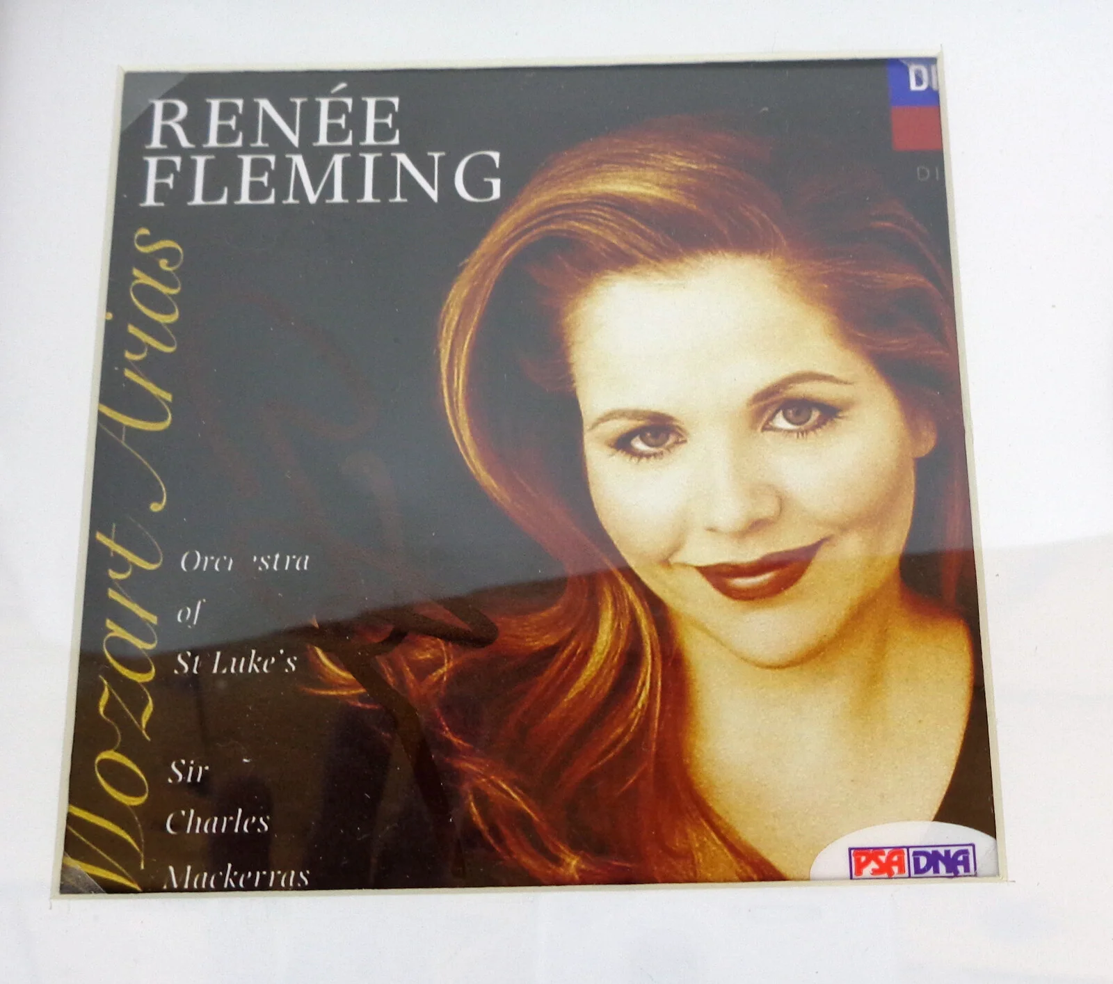 Renee Fleming — Renee Fleming Opera Signed Autograph Mozart Arias CD Framed PSA/DNA COA, image 2