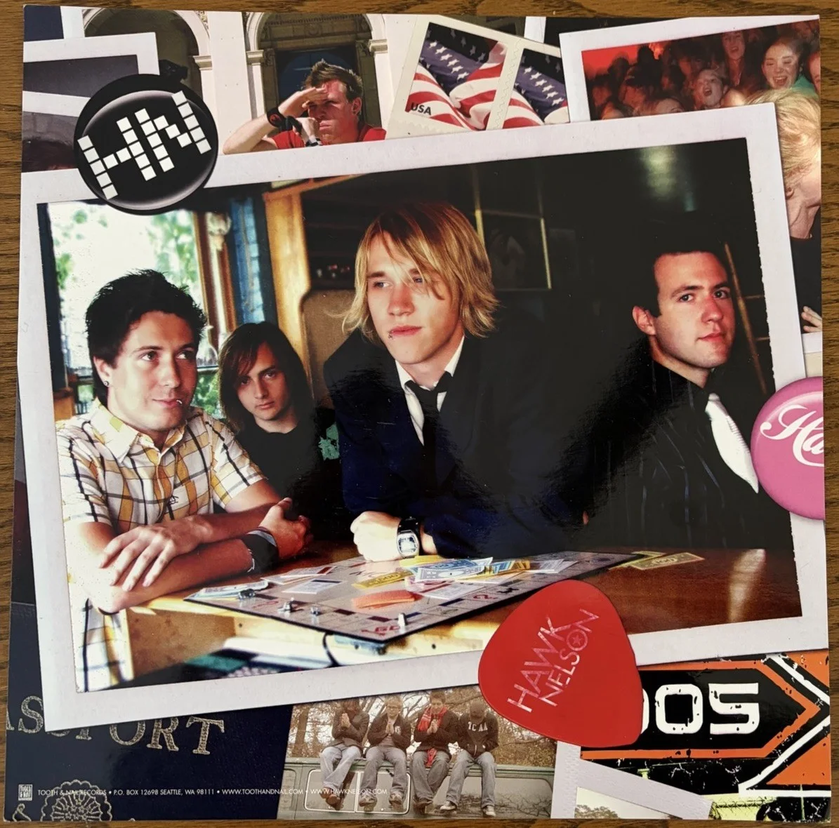 Hawk Nelson Signed Autographed CD Photo Merch Lot Kazoo Drum Sticks Made Diamond, image 5