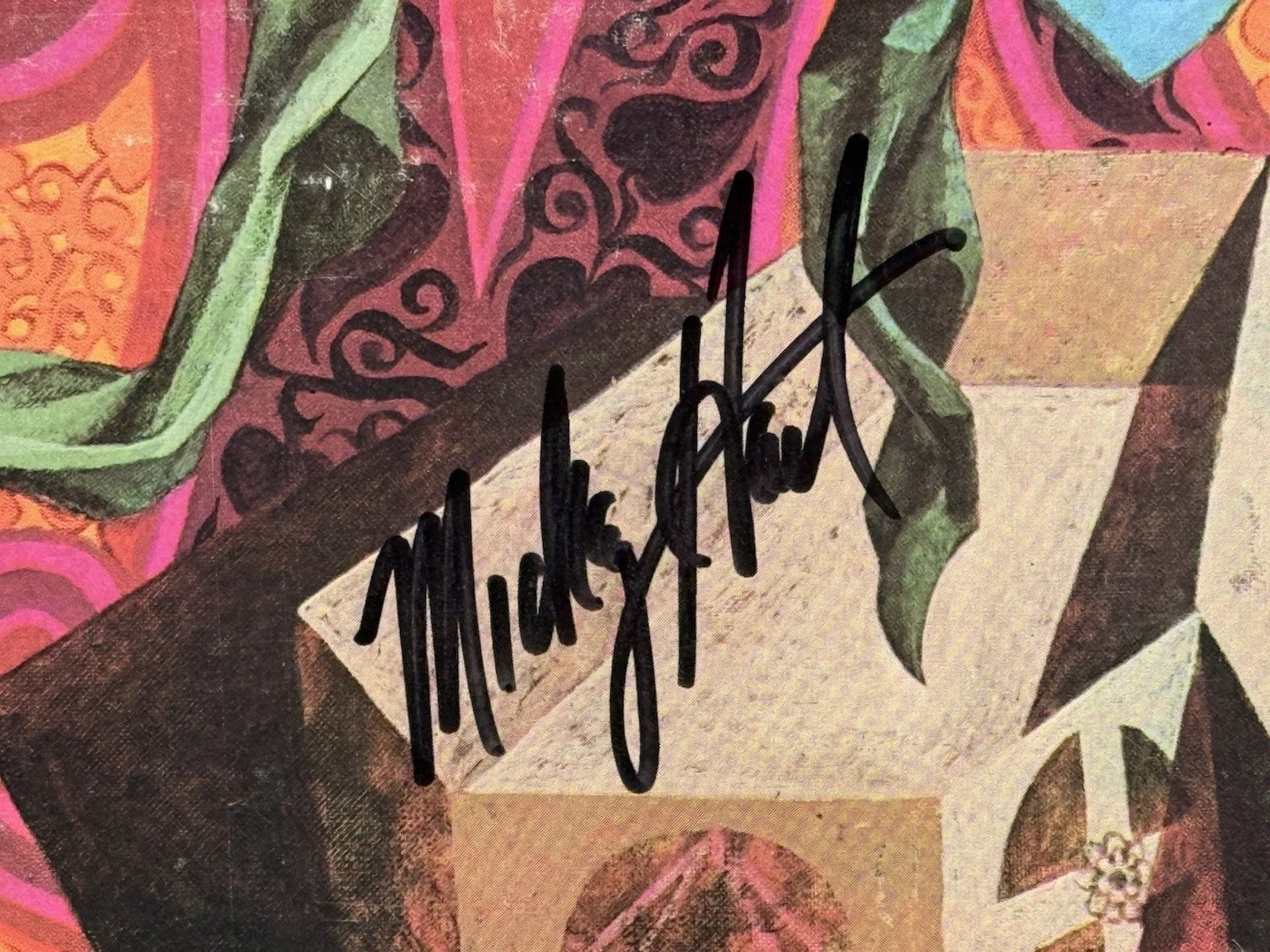 Grateful Dead Bob Weir signed Album Mickey Hart 1st Live Dead vinyl 1969 Psa Dna, image 3