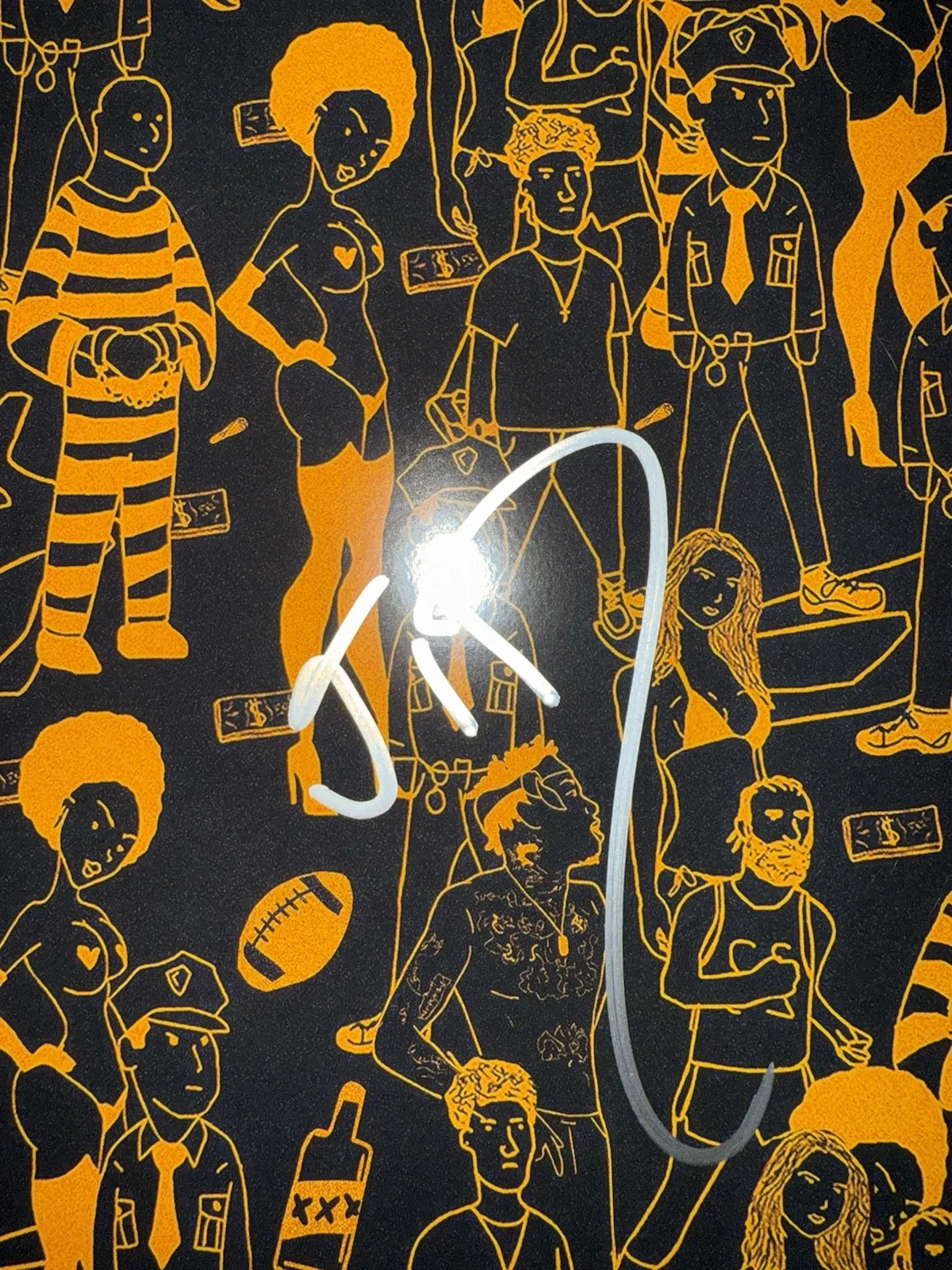 JID SIGNED AUTOGRAPHED THE NEVER STORY VINYL ALBUM LP - JSA COA, image 2