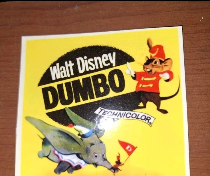 Classic Style Disney "Dumbo" 1941 Fine Art Premium Reproduction Postcard, изображение 5