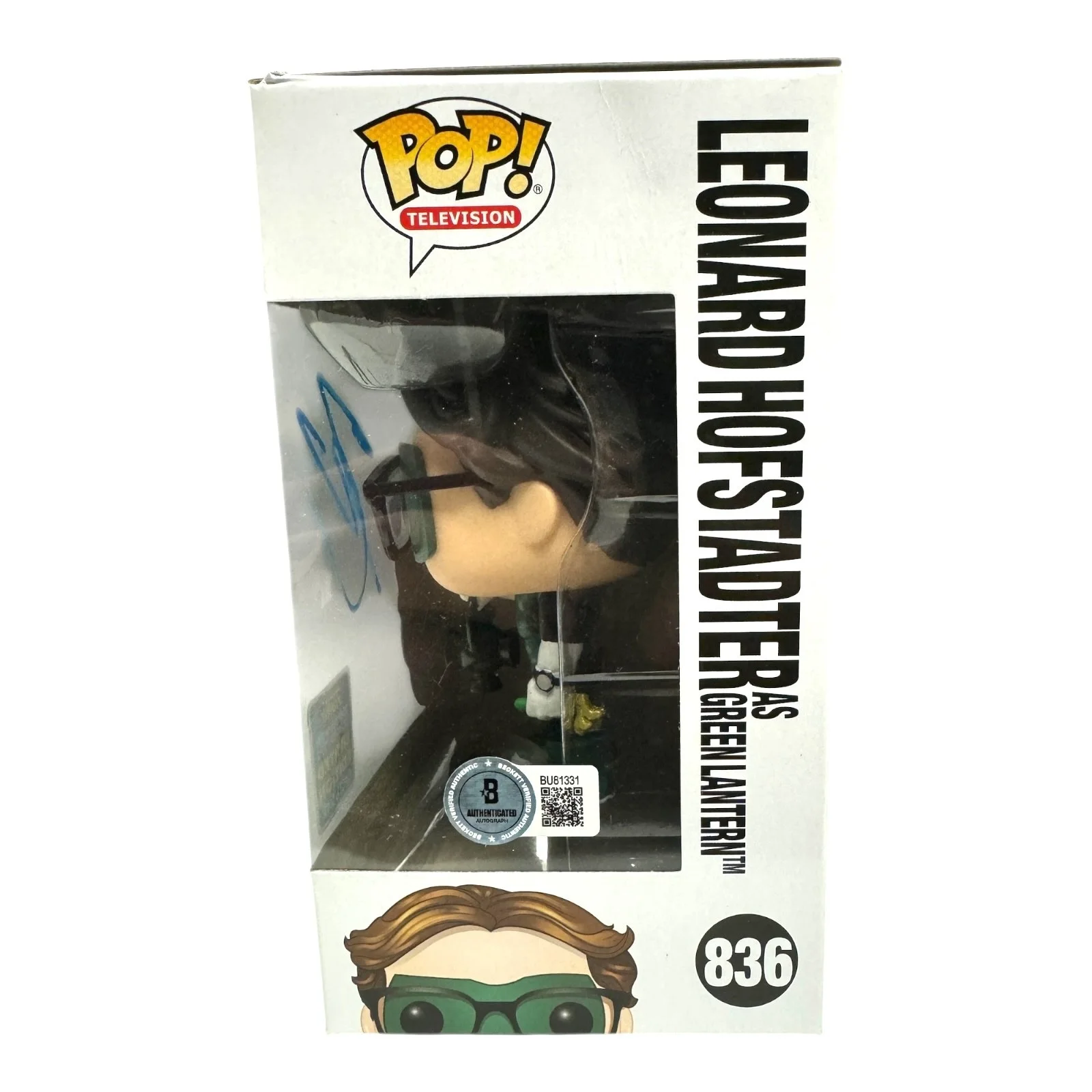 Johnny Galecki — Johnny Galecki Signed Auto The Big Bang Theory Funko Pop 836 BAS Beckett Leonard, изображение 2
