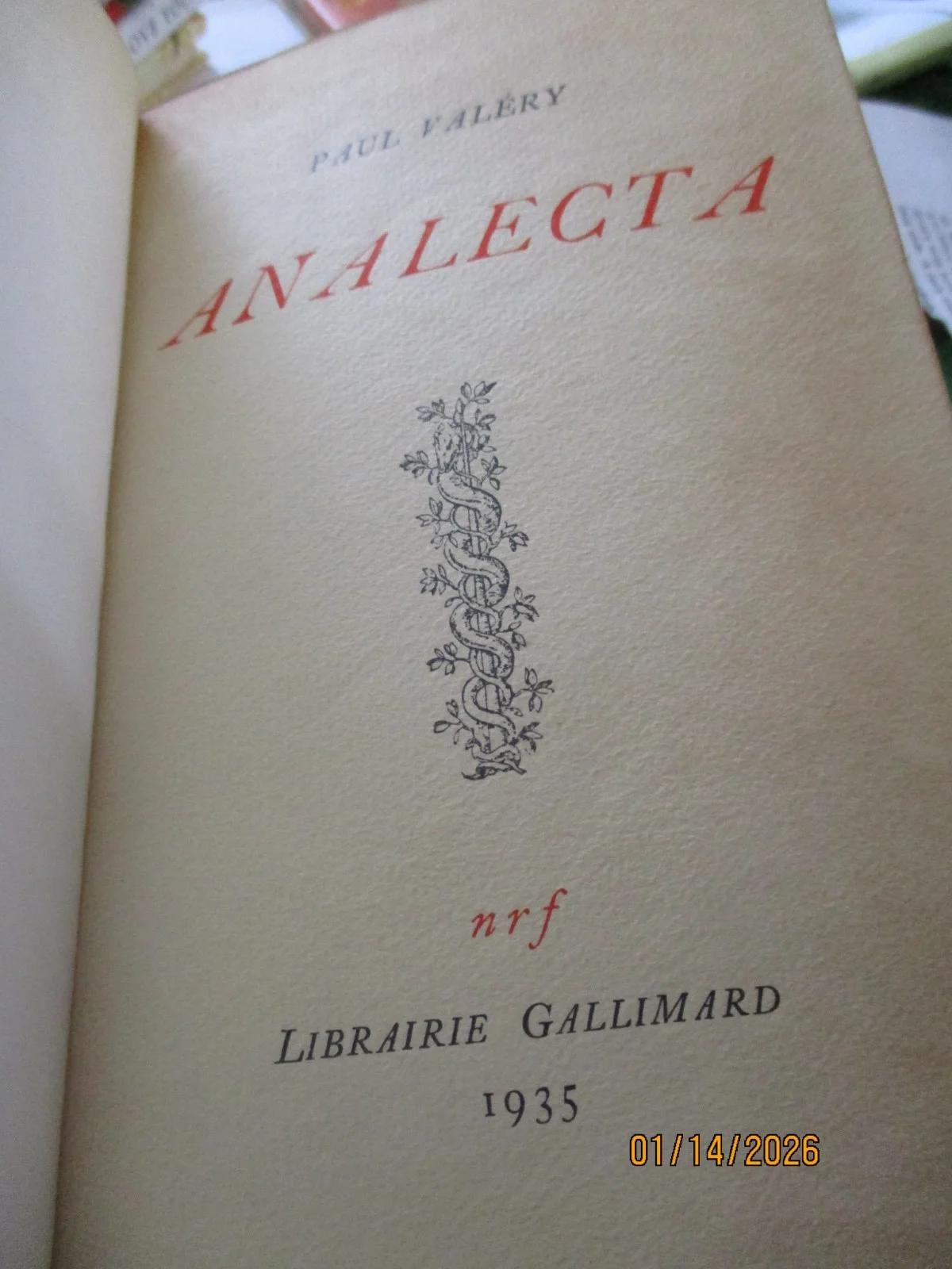 NADIA BOULANGER signed inscription to ARTHUR RUBINSTIN in Paul Valery's ESSAYS, изображение 3