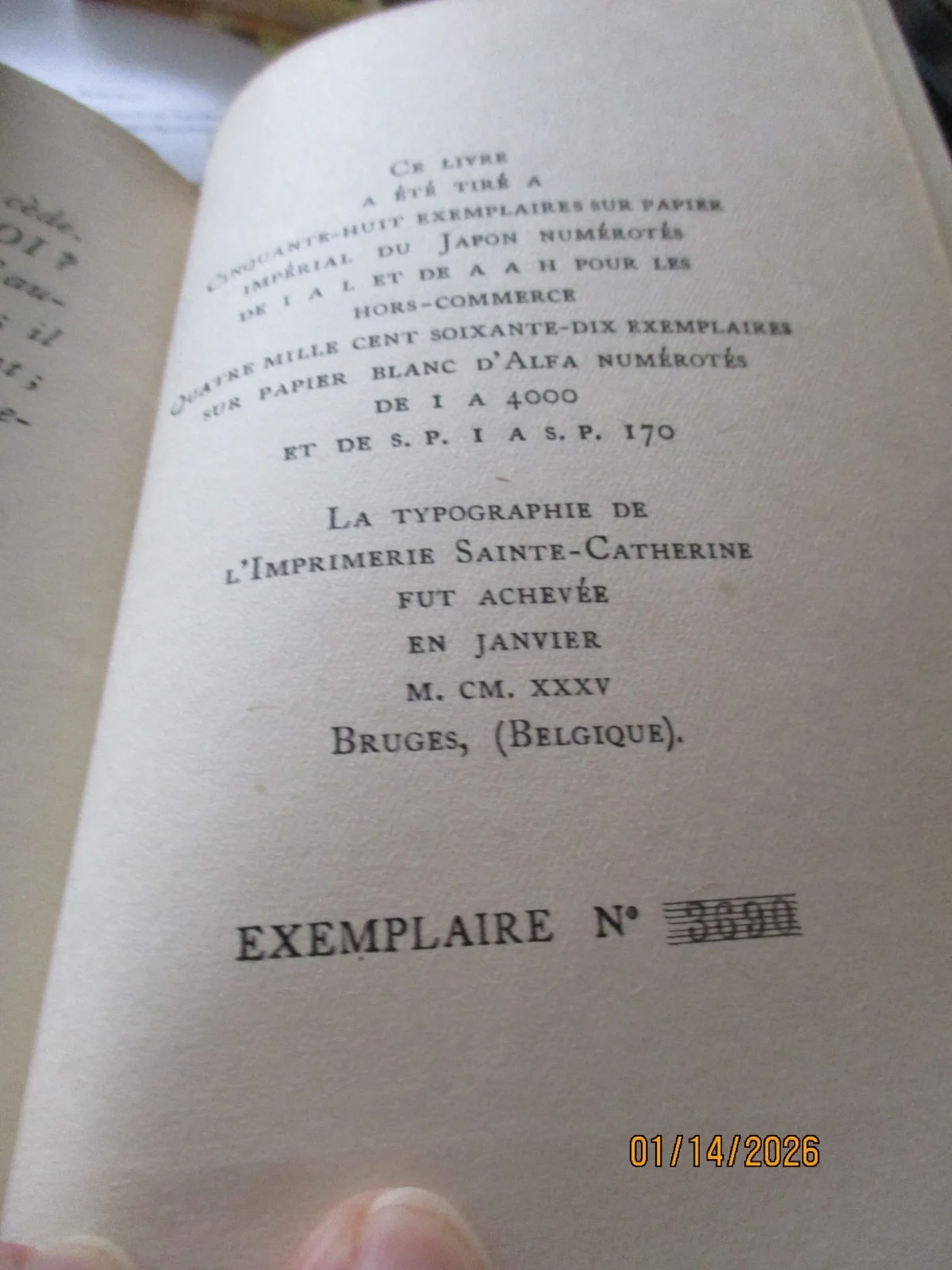 NADIA BOULANGER signed inscription to ARTHUR RUBINSTIN in Paul Valery's ESSAYS, изображение 4