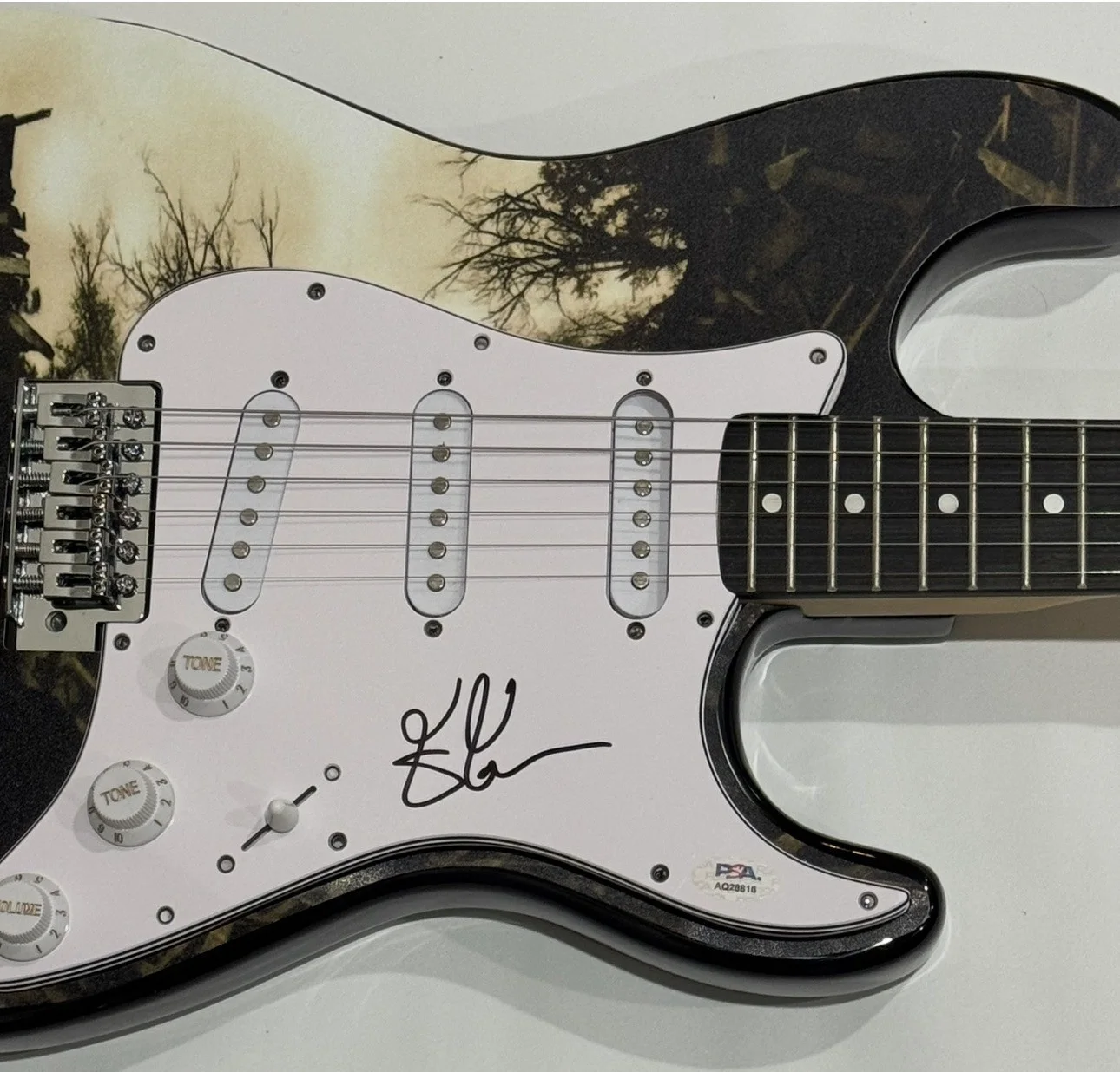 EVAN FELKER SIGNED TURNPIKE TROUBADOURS DIAMONDS & GASOLINE GUITAR PSA COA, image 2