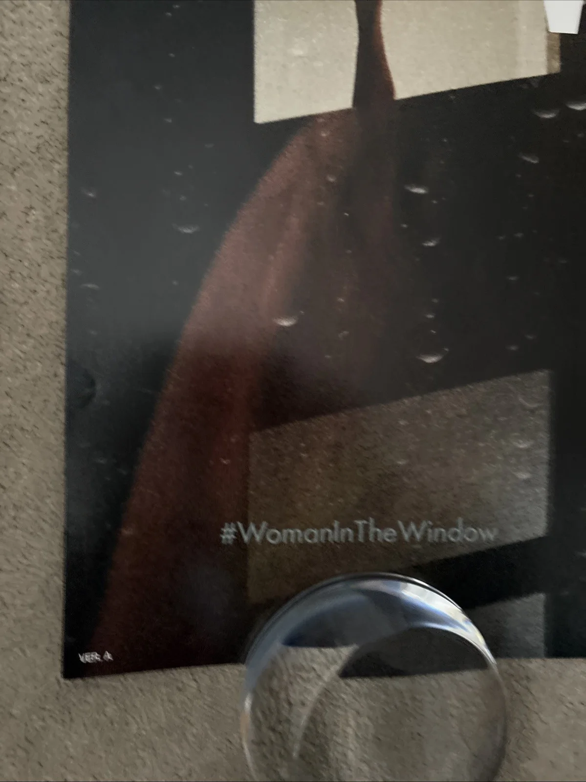 The Woman In The Window (2020) Original US One Sheet Movie Poster, изображение 3