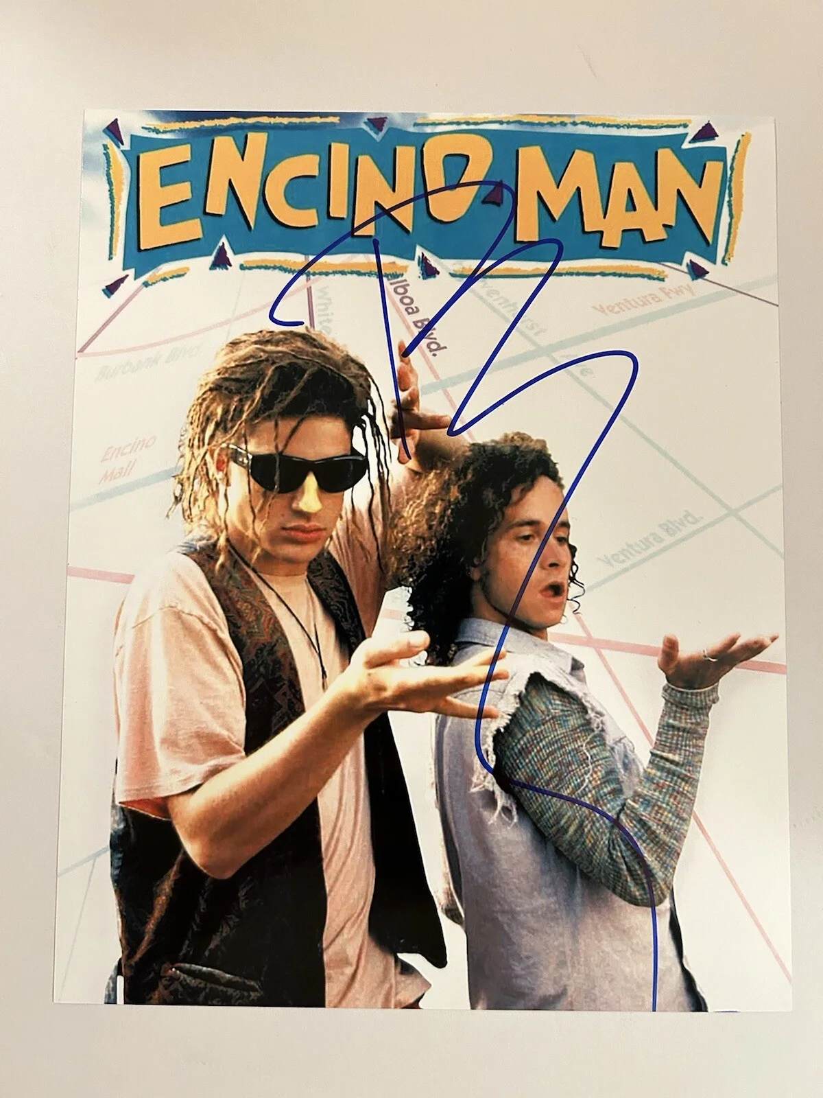 pauly shore — Pauly Shore Signed 8x10 Photo Encino Man (photo proof) Autograph, изображение 3