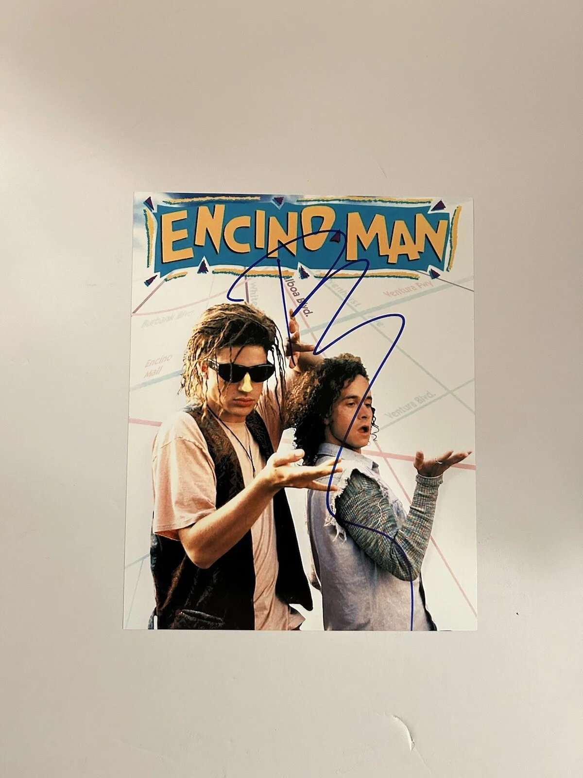 pauly shore — Pauly Shore Signed 8x10 Photo Encino Man (photo proof) Autograph, изображение 4