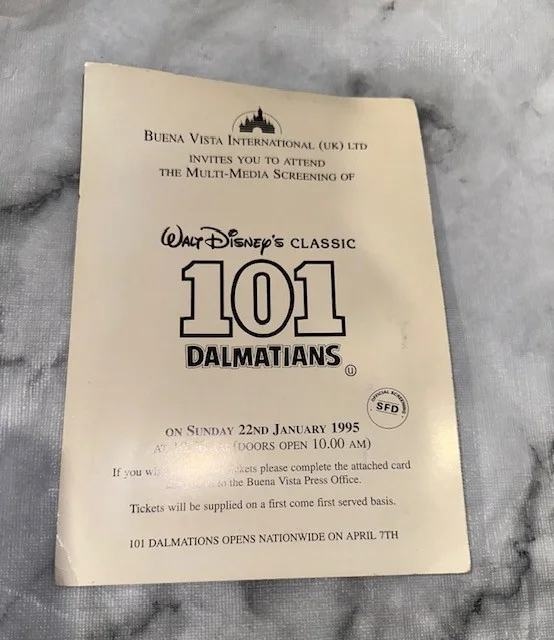 EXCLUSIVE 101 Dalmatians/Glenn Close 1996 Press Information Card, image 3