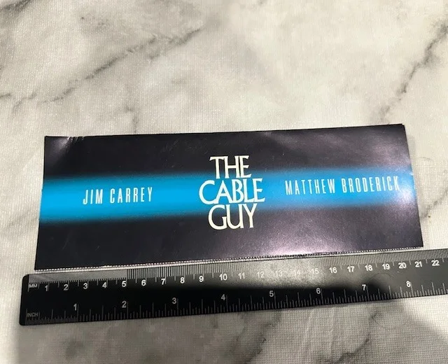 EXCLUSIVE The Cable Guy/Jim Carrey 1996 Press Screening Invitation, image 2