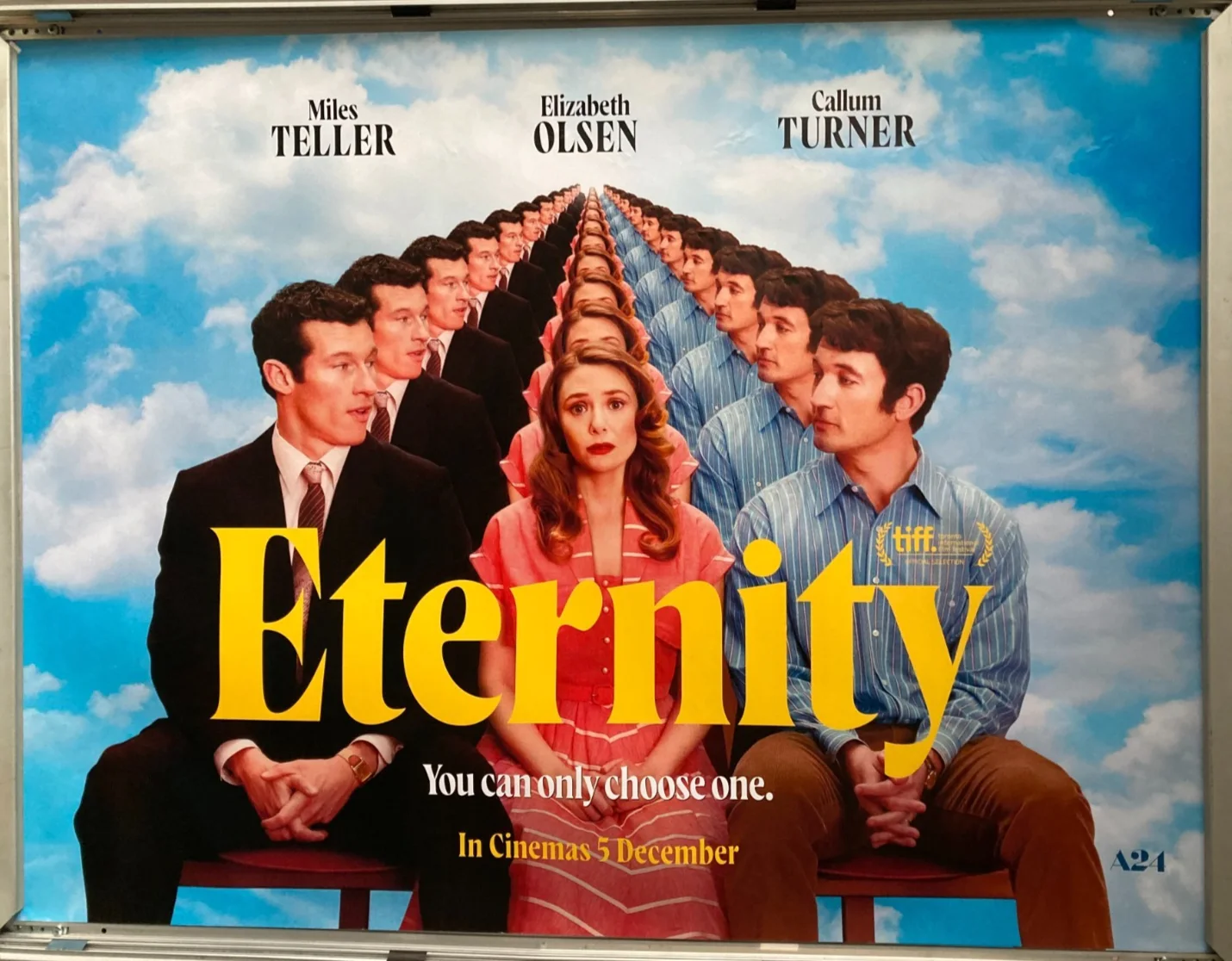 Cinema Poster: ETERNITY 2025 (Quad) Miles Teller Elizabeth Olsen Callum Turner, image 2