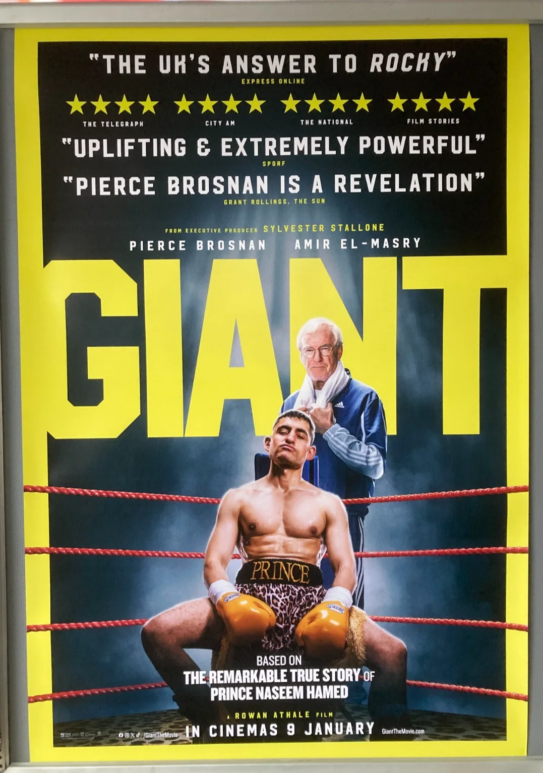 Cinema Poster: GIANT 2026 (One Sheet) Pierce Brosnan Amir El-Masry Naseem Hamed, изображение 2