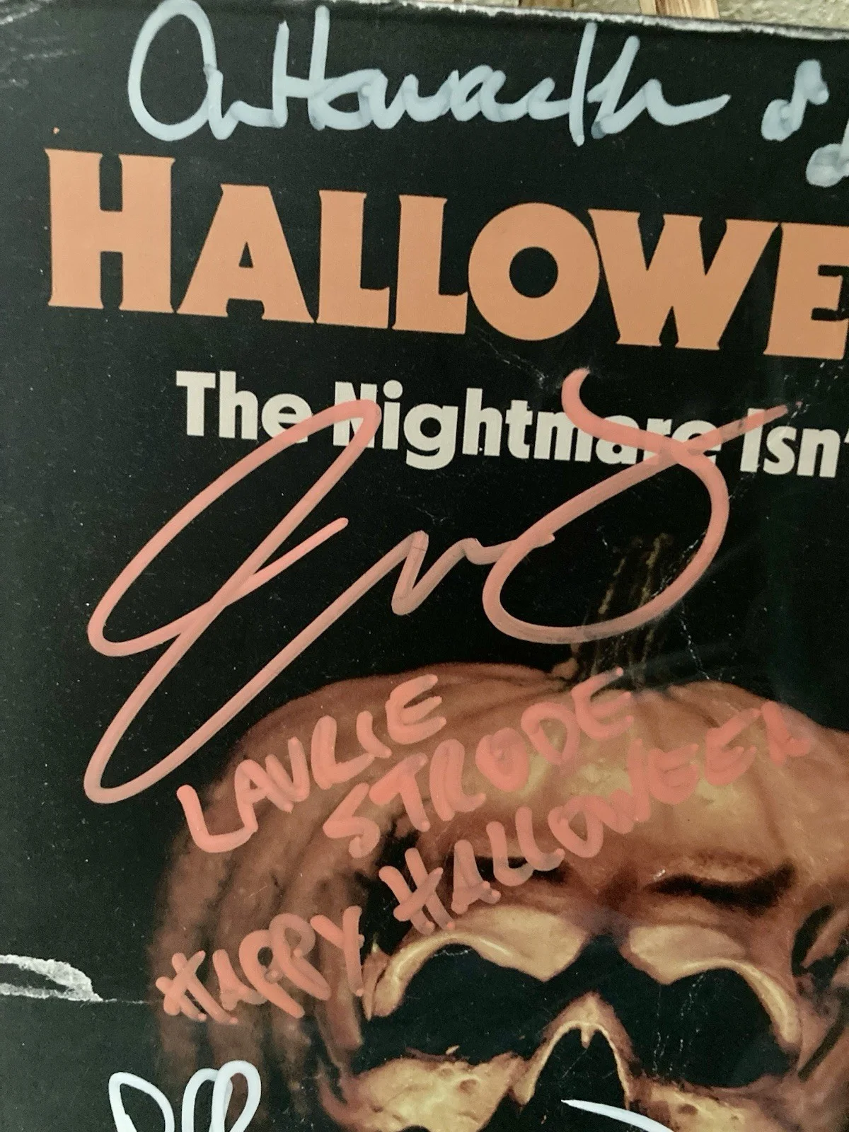 Rare Signed 5x Jaime Lee Curtis/John Carpenter Halloween 2 Movie Box T-shirt New, изображение 2