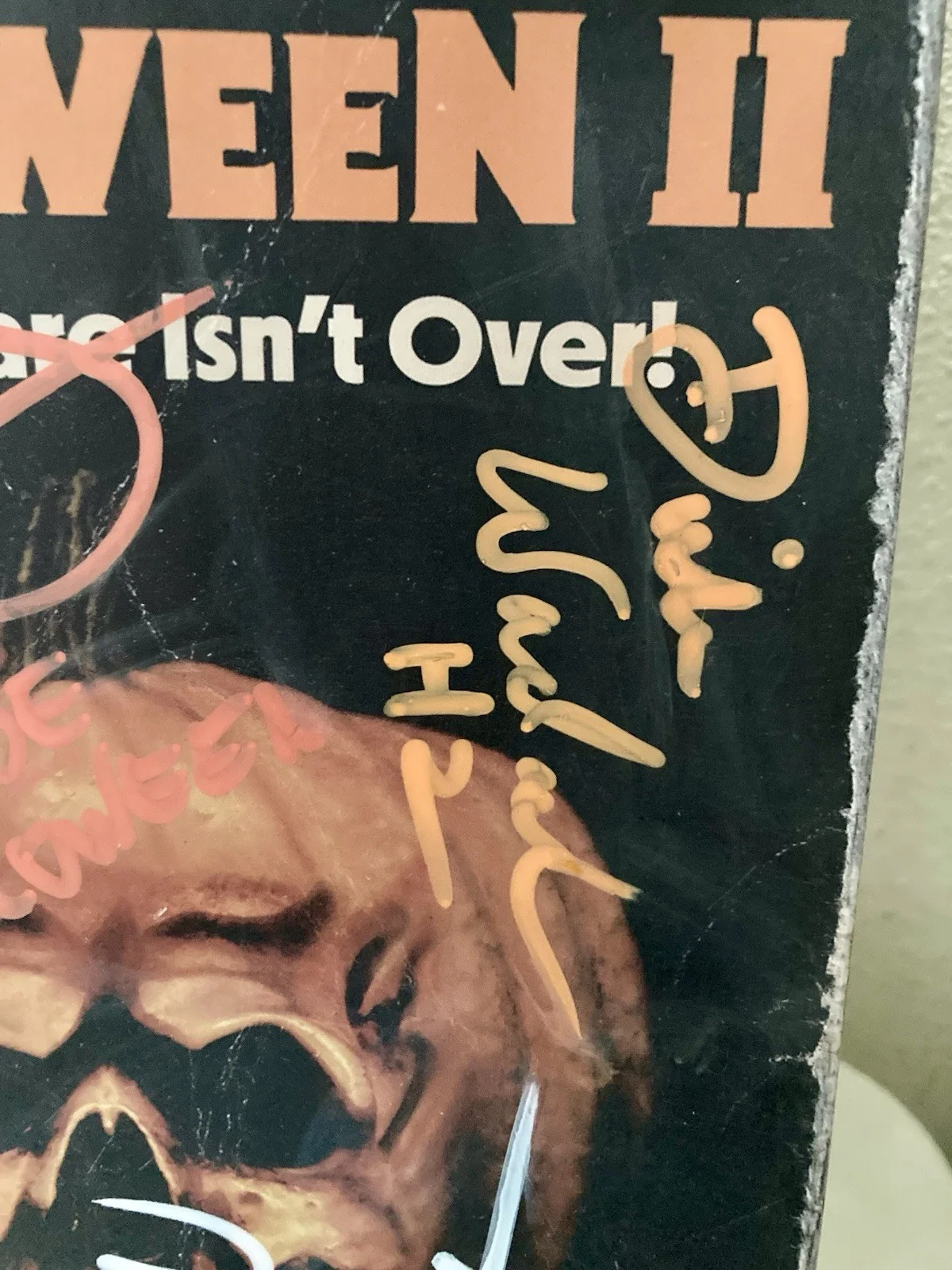 Rare Signed 5x Jaime Lee Curtis/John Carpenter Halloween 2 Movie Box T-shirt New, изображение 4